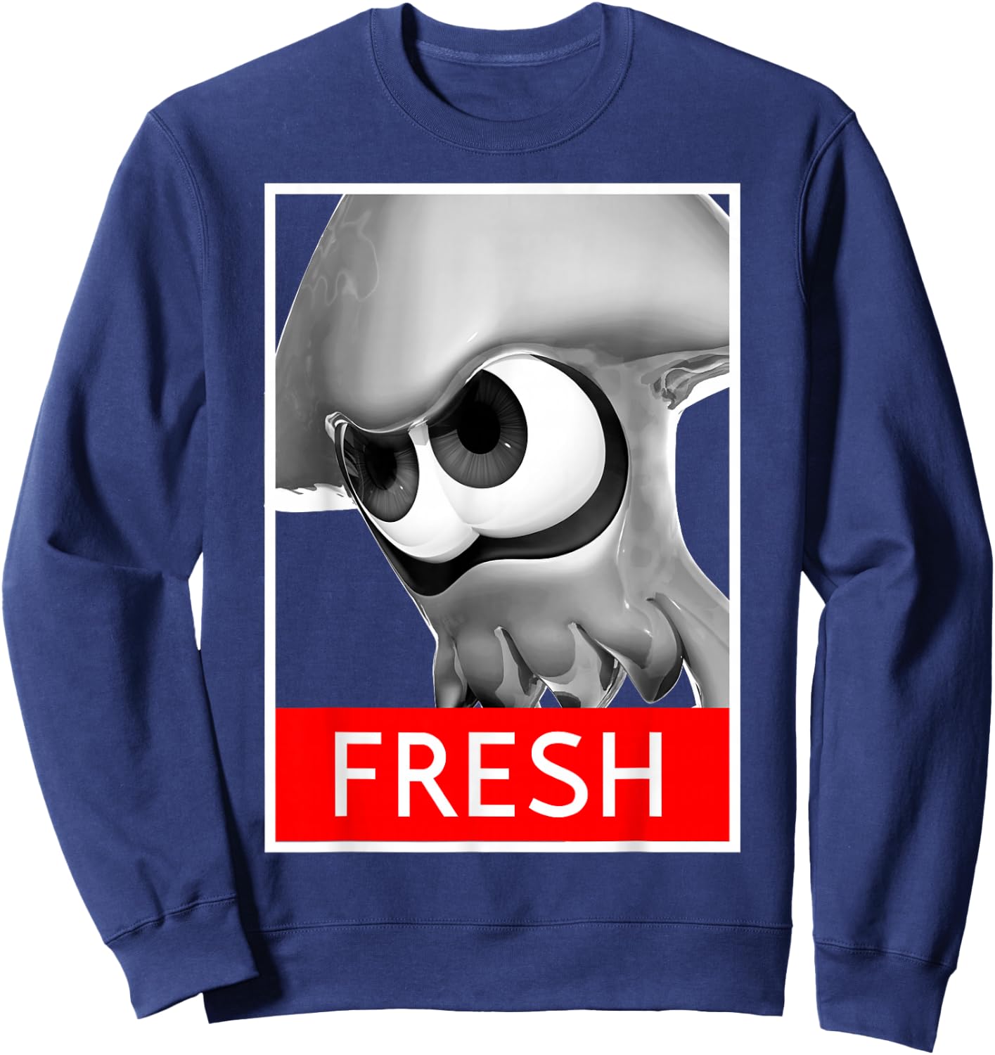 Nintendo Splatoon Inkling Fresh Streetwear Graphic Sweatshirt - Sweatshirt | Navy