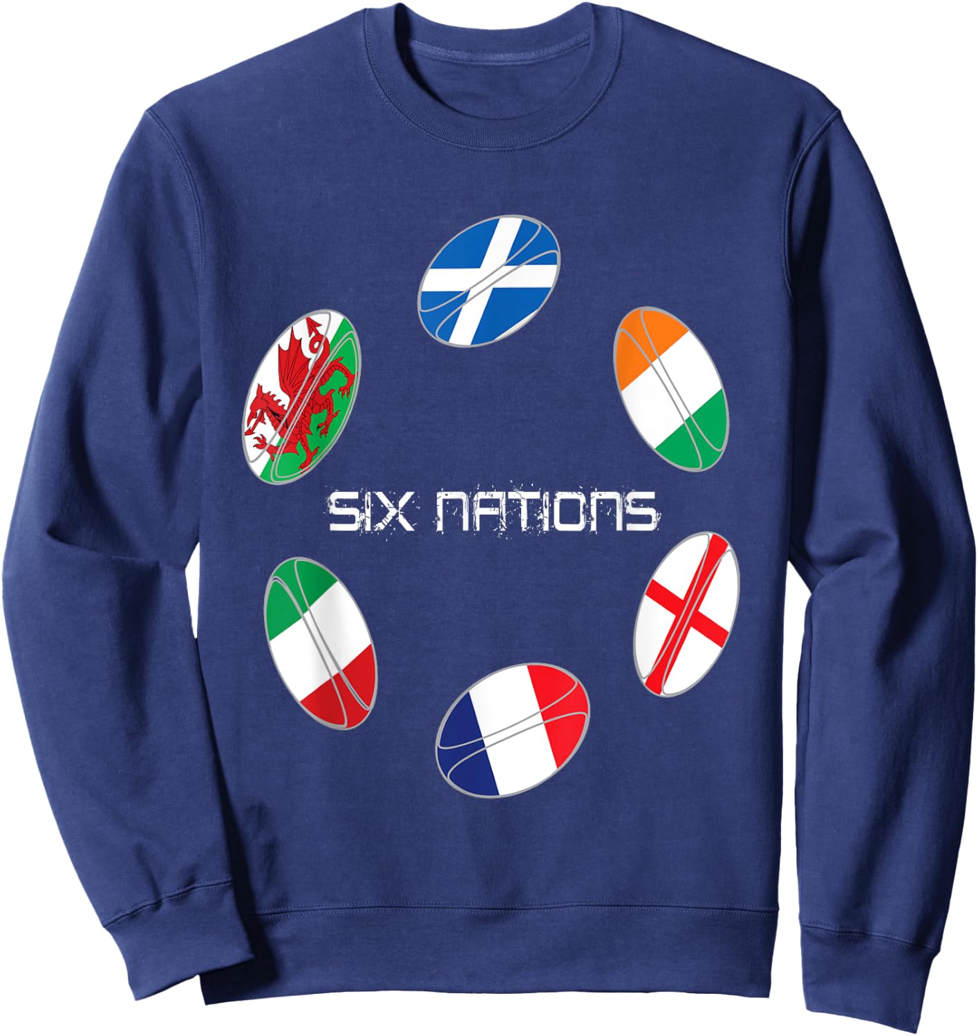Rugby Six nations Sweatshirt - Sweatshirt | Navy