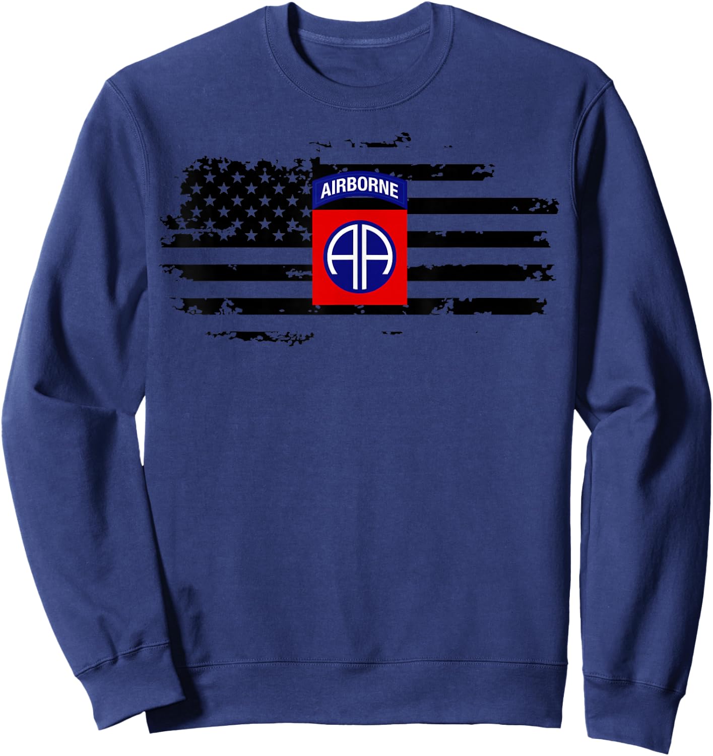 82nd Army Airborne Division Shirt Men Women Youth Sweatshirt - Sweatshirt | Navy