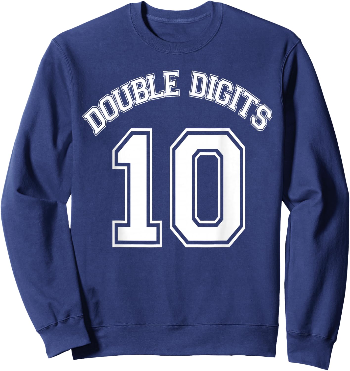 Kids 10th Birthday Double Digits Day Sweatshirt - Sweatshirt | Navy