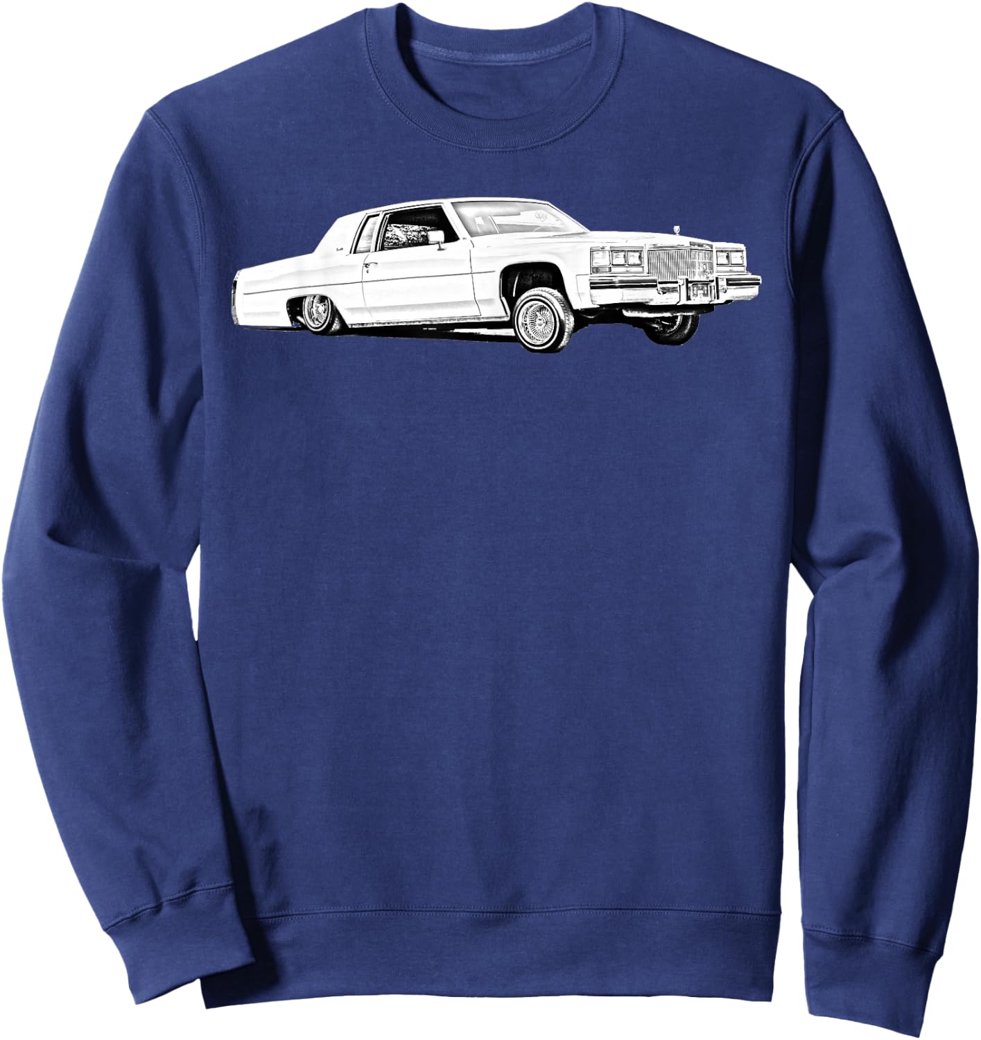 Lowrider 80s Coupe low rider shirt car shirt Sweatshirt - Sweatshirt | Navy
