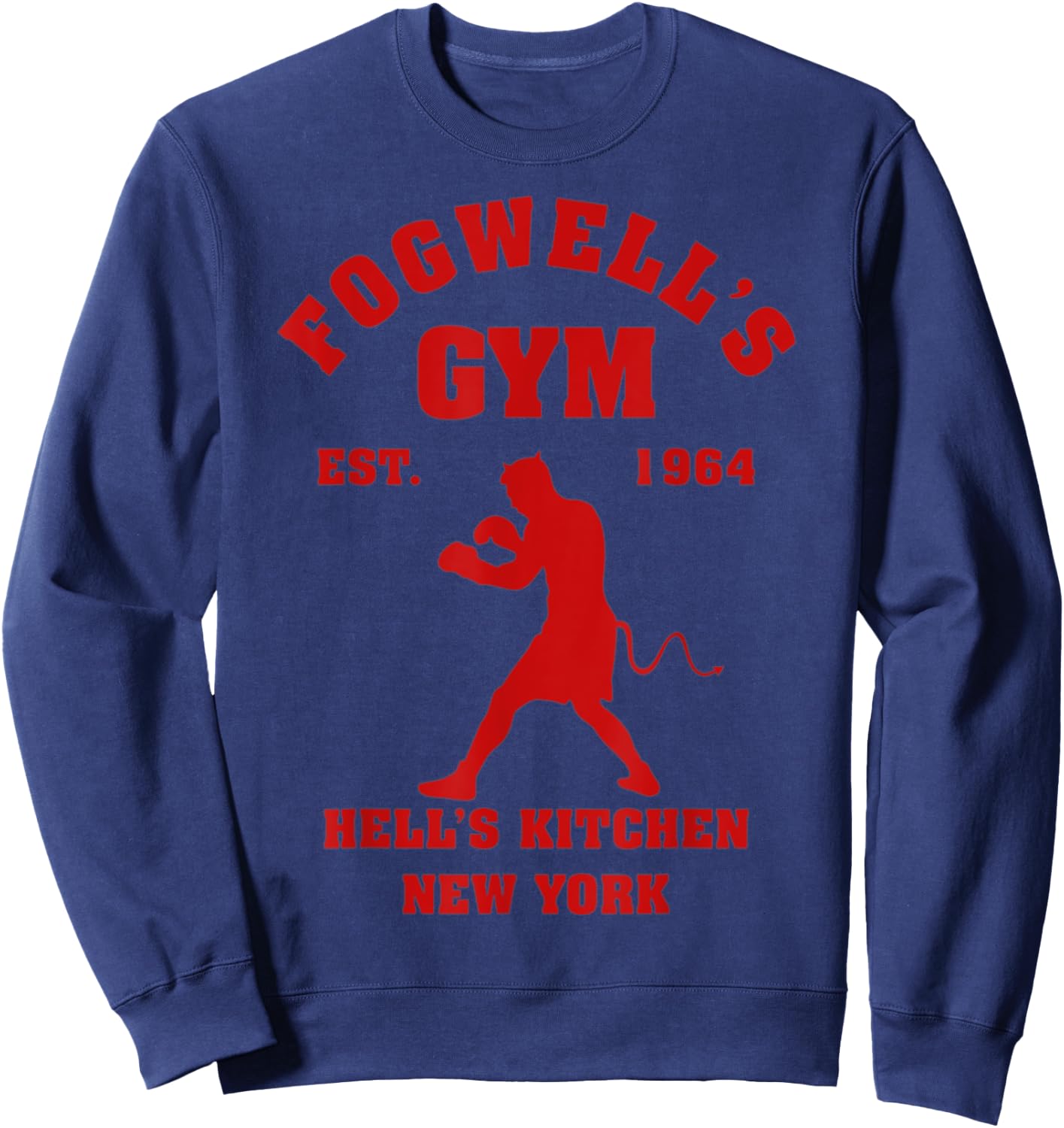 Fogwells Gym Box The Devil Sweatshirt - Sweatshirt | Navy