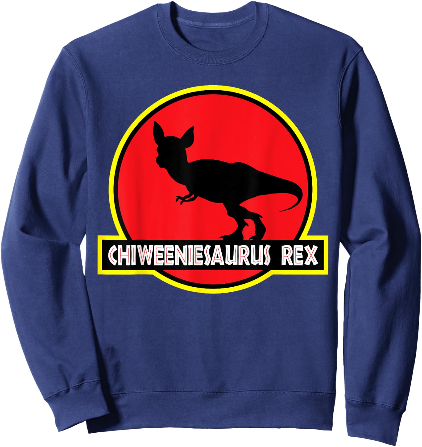 Funny Chiweenie Shirt Men - Halloween Costume Sweatshirt - Sweatshirt | Navy