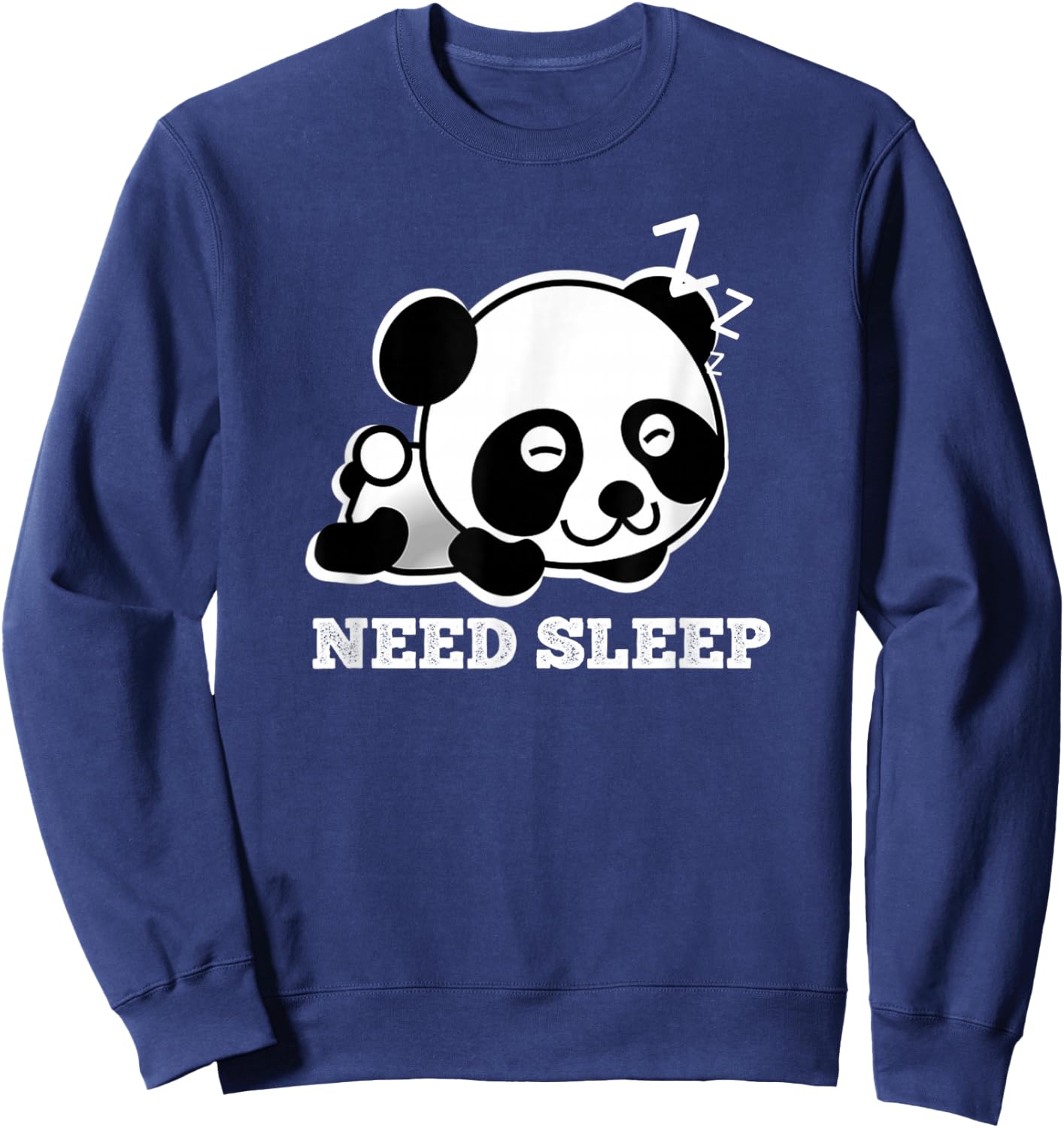 Panda Sleep Nightshirt Pyjamas Nightdress Loungwear Sweatshirt - Sweatshirt | Navy