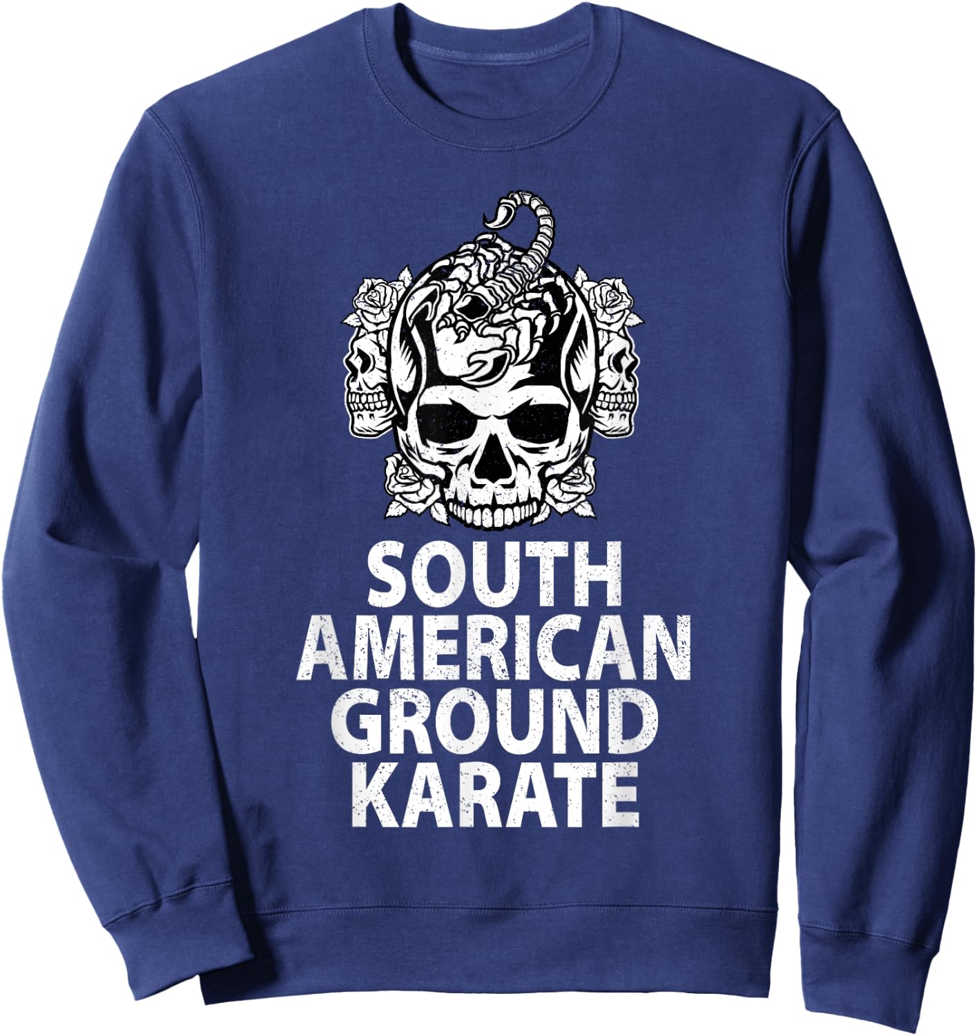 South American Ground Karate BJJ Brazilian Jiu-Jitsu Sweatshirt - Sweatshirt | Navy