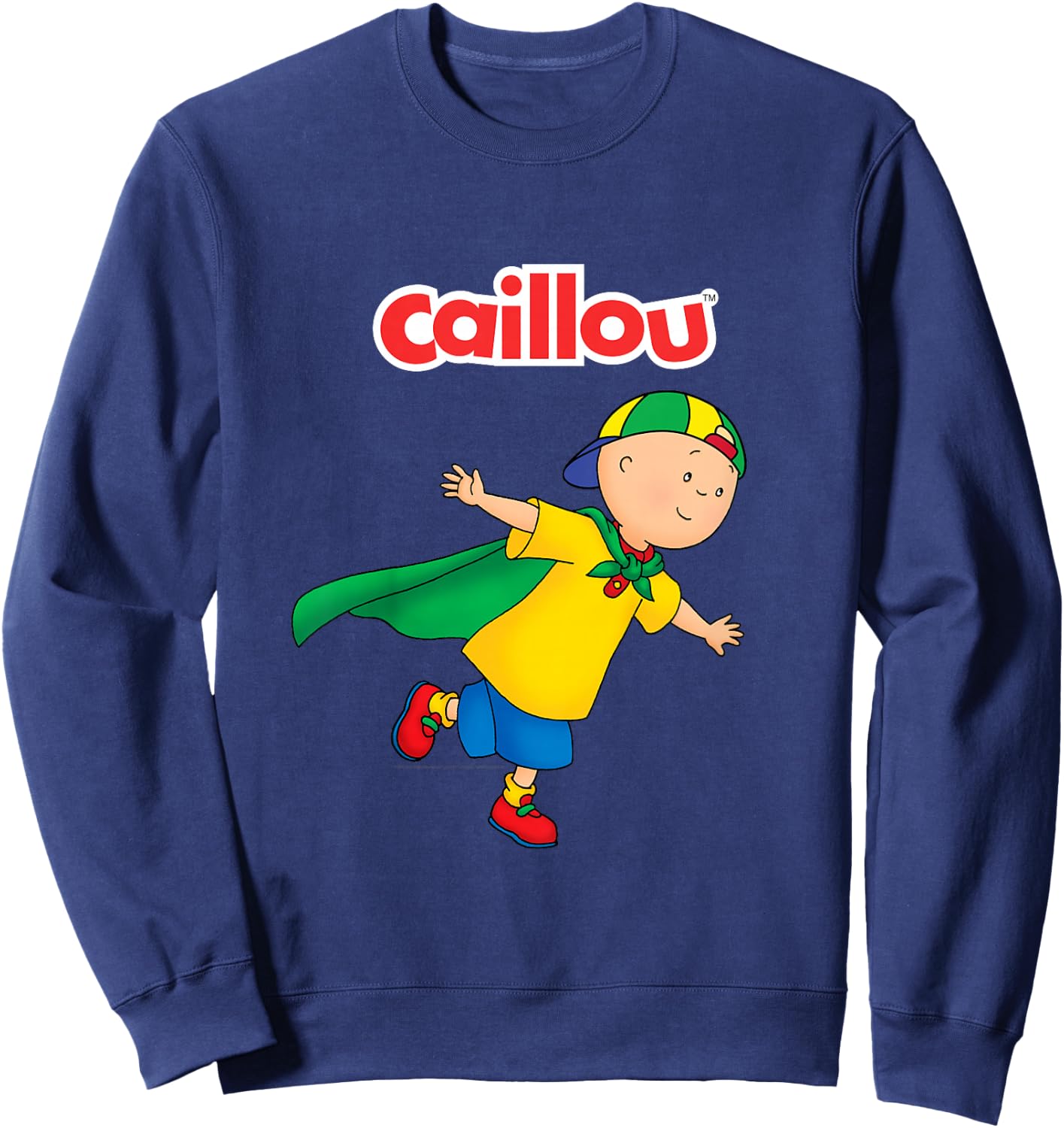 Caillou Child's T Shirt - Hero Sweatshirt - Sweatshirt | Navy