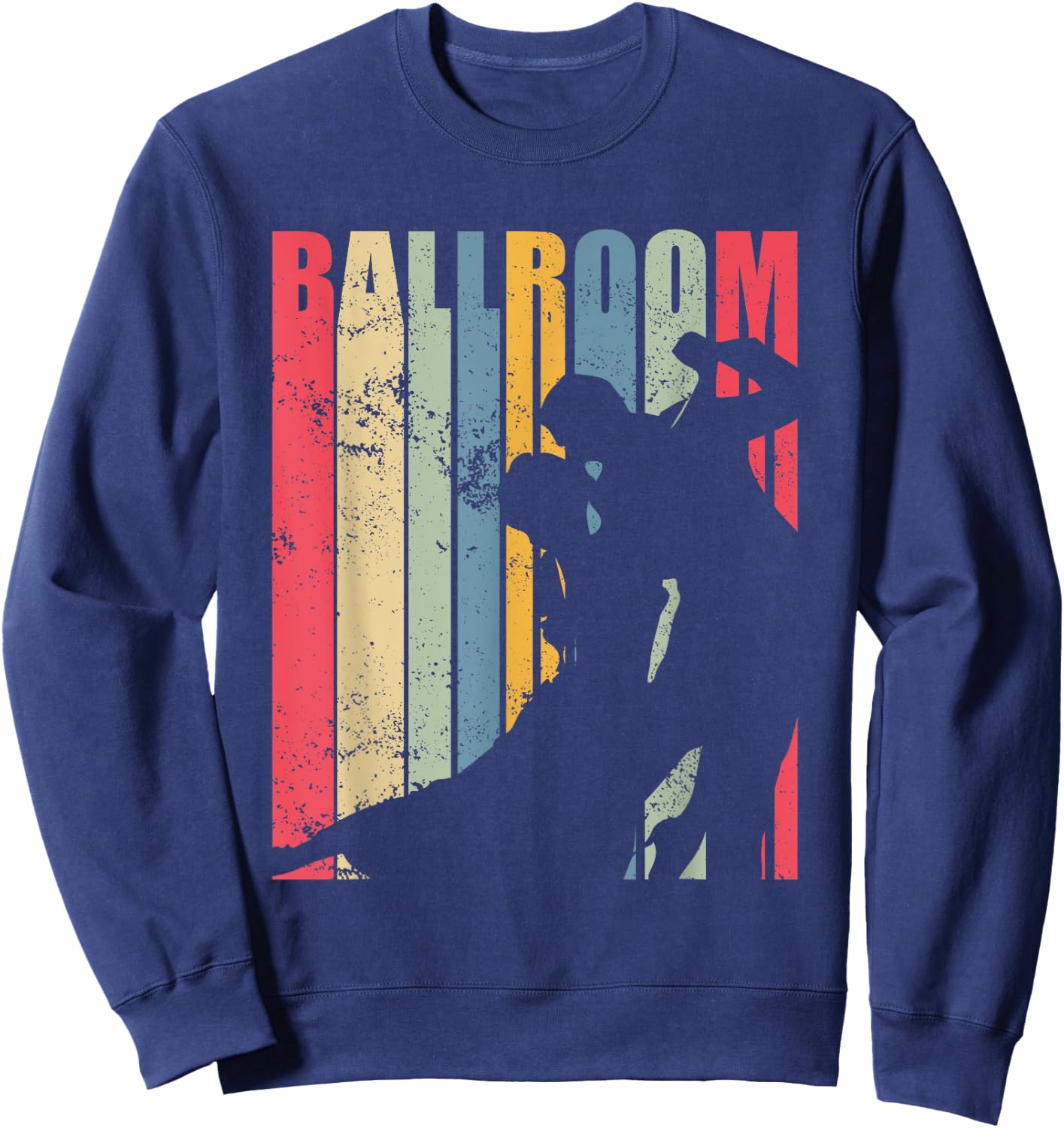 Ballroom Dancing Partner Line Of Dance Ballet Dancer Sweatshirt - Sweatshirt | Navy