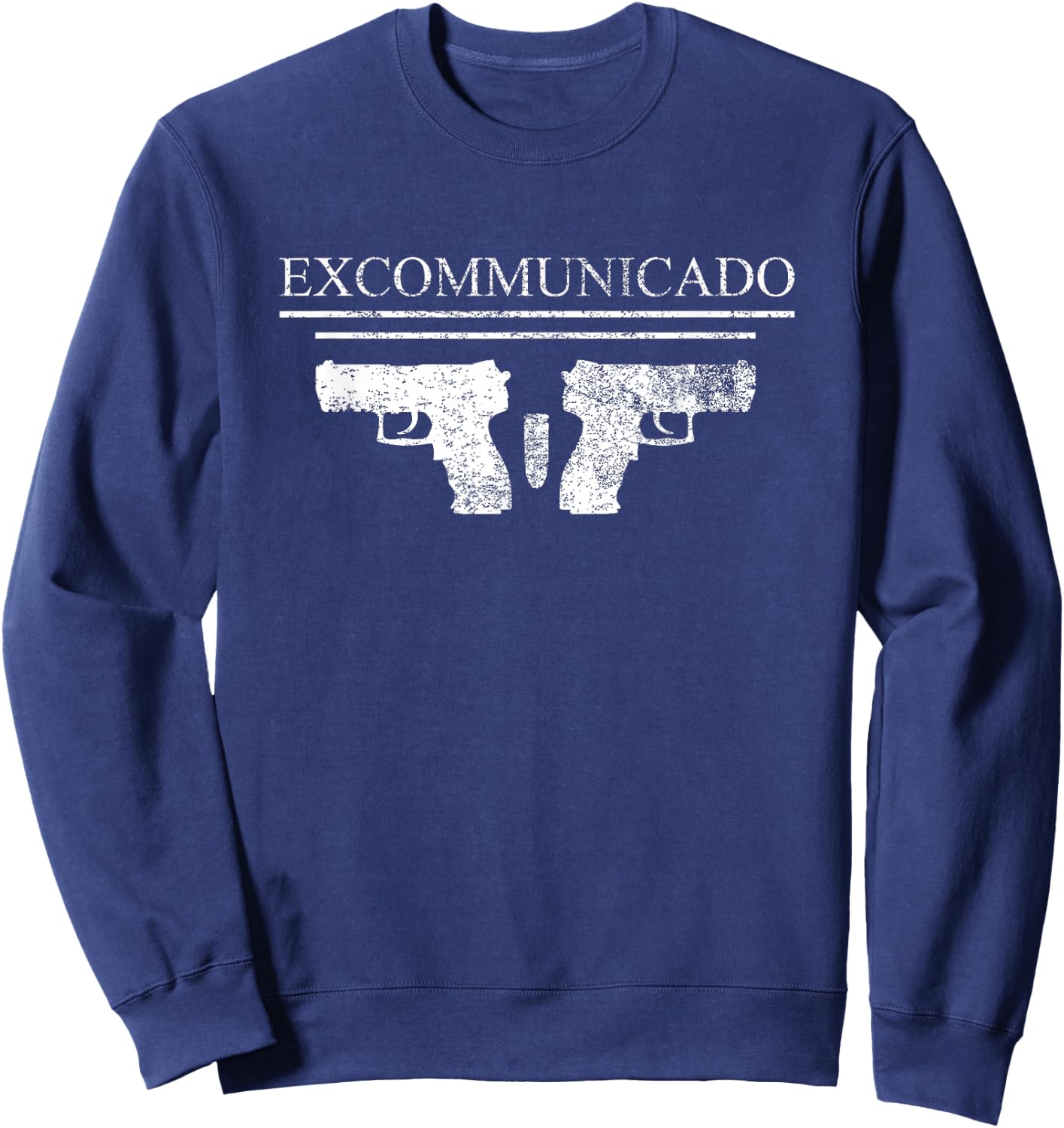 Excommunicado Novelty P30L Pistol Gun Gift Small Sweatshirt - Sweatshirt | Navy