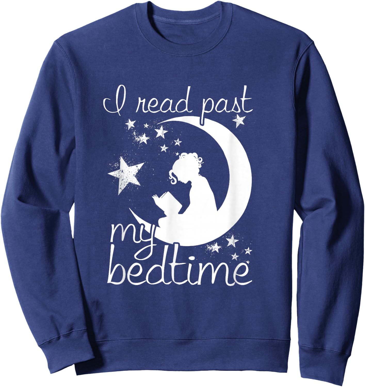 I Read Past My Bedtime Sweatshirt - Sweatshirt | Navy