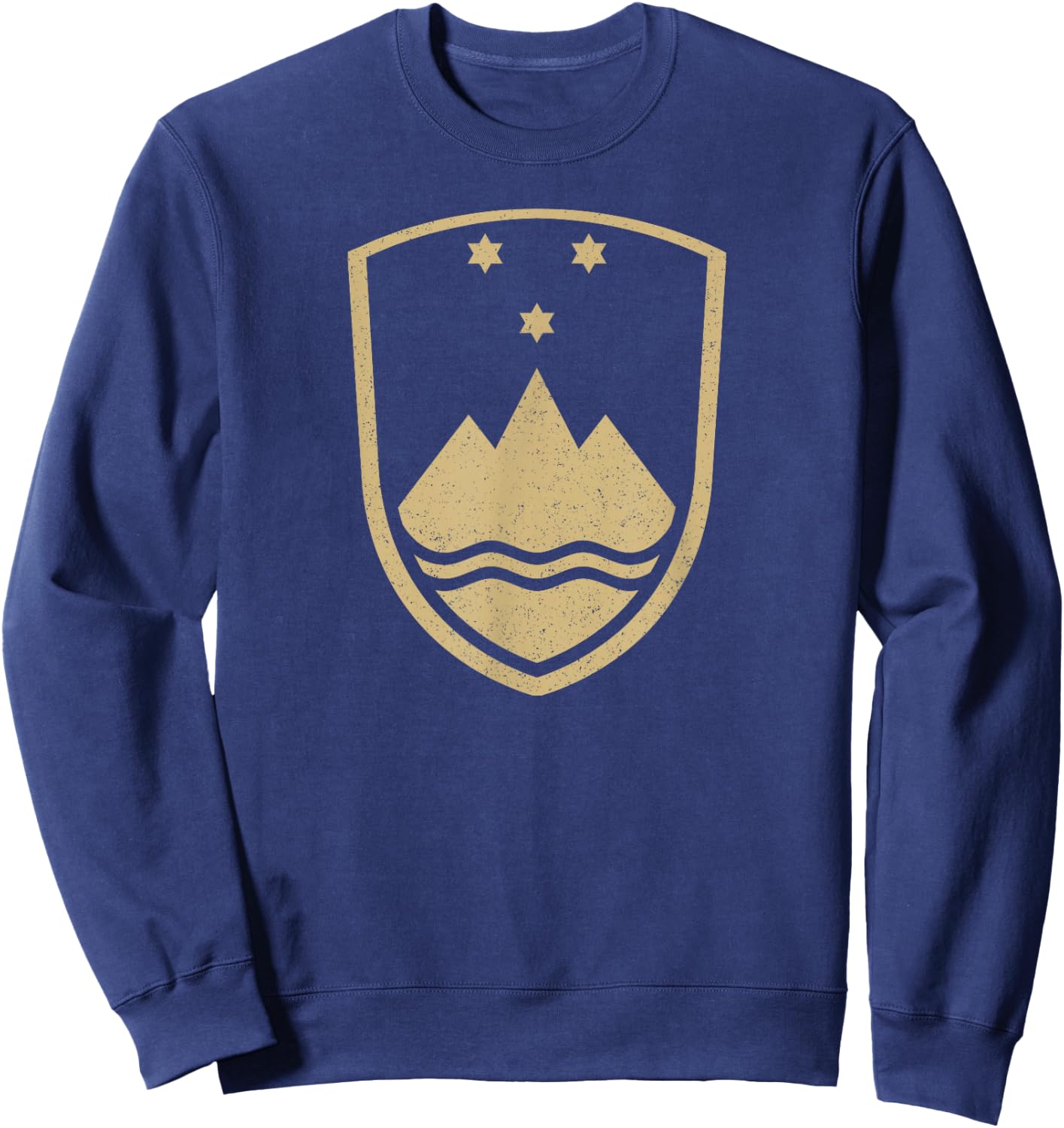 Slovenia Coat of Arms Slovenian Flag Symbol Sweatshirt - Sweatshirt | Navy