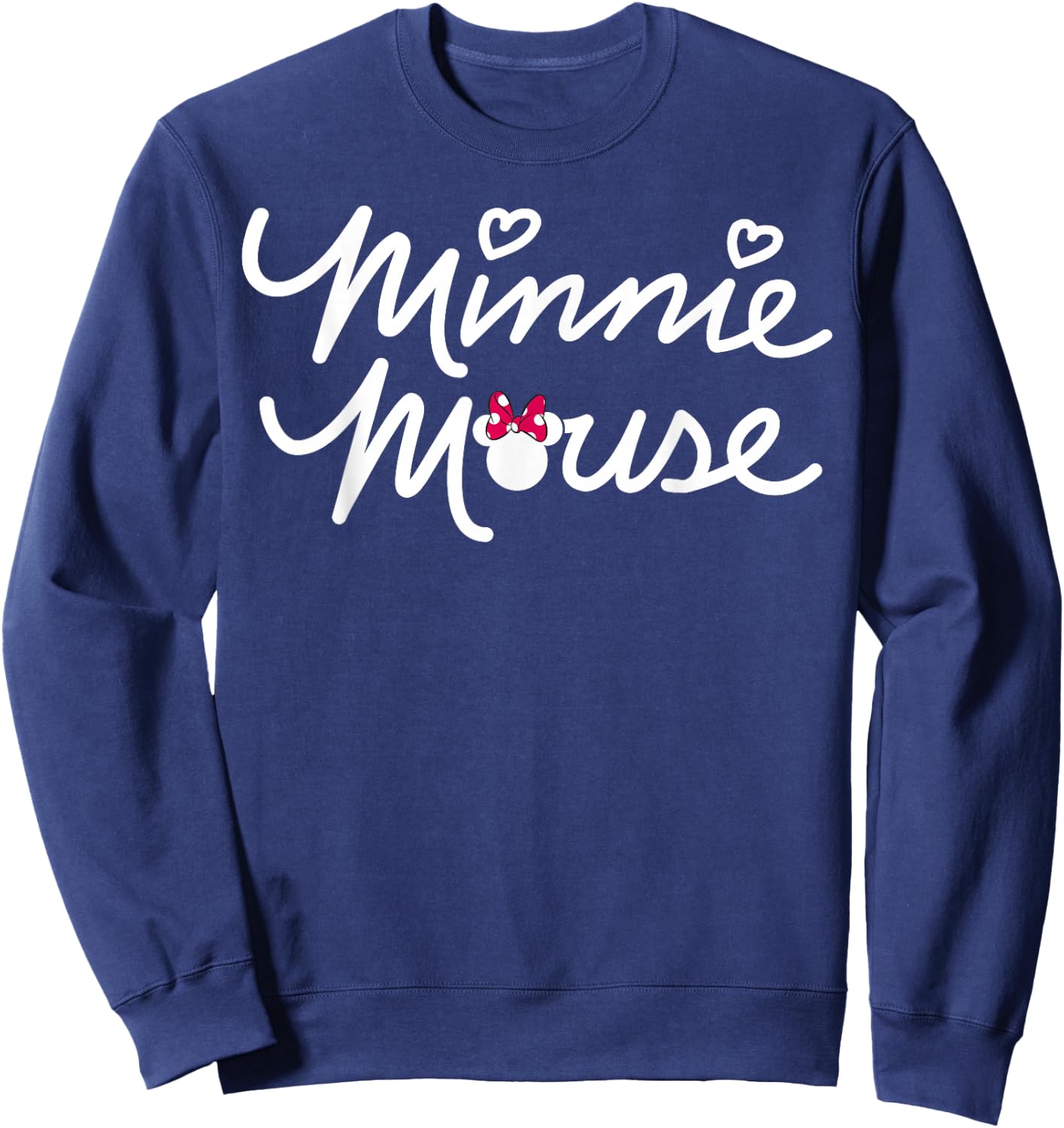 Disney - Minnie Mouse Script Sweatshirt - Sweatshirt | Navy