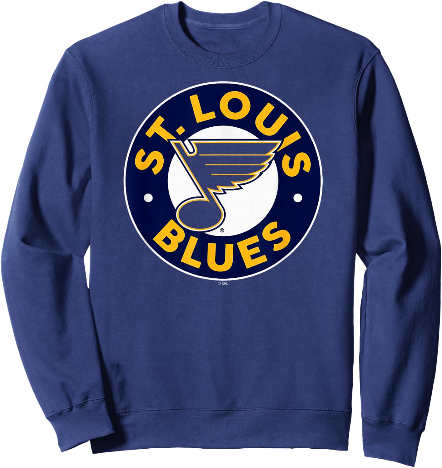 St. Louis Blues Symbol Royal Blue Officially Licensed Sweatshirt - Sweatshirt | Navy