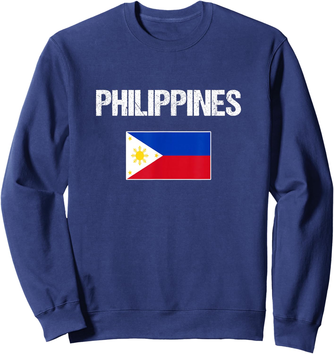Philippines Filipino Flag Women Youth Kids Sweatshirt - Sweatshirt | Navy