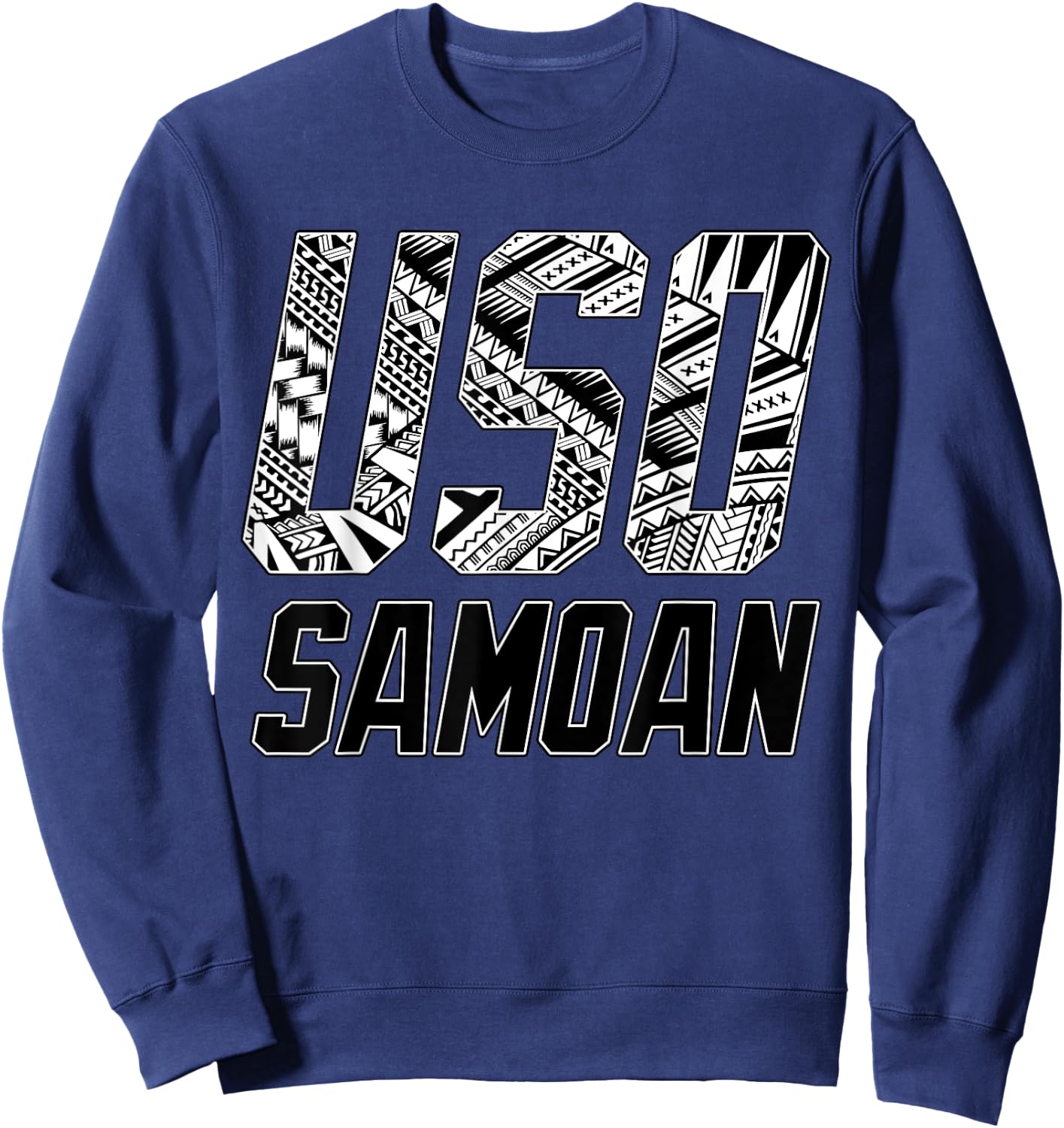 Uso Samoan Sweatshirt - Sweatshirt | Navy