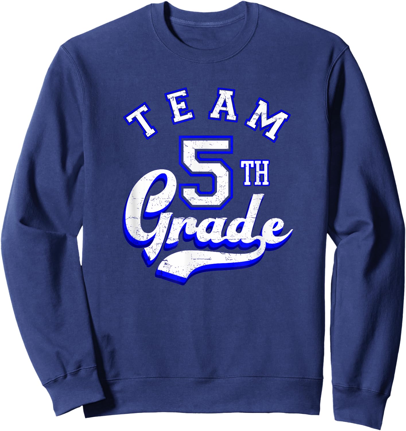 Team 5th Grade Fifth for Teacher or Students Women Kids Sweatshirt - Sweatshirt | Navy