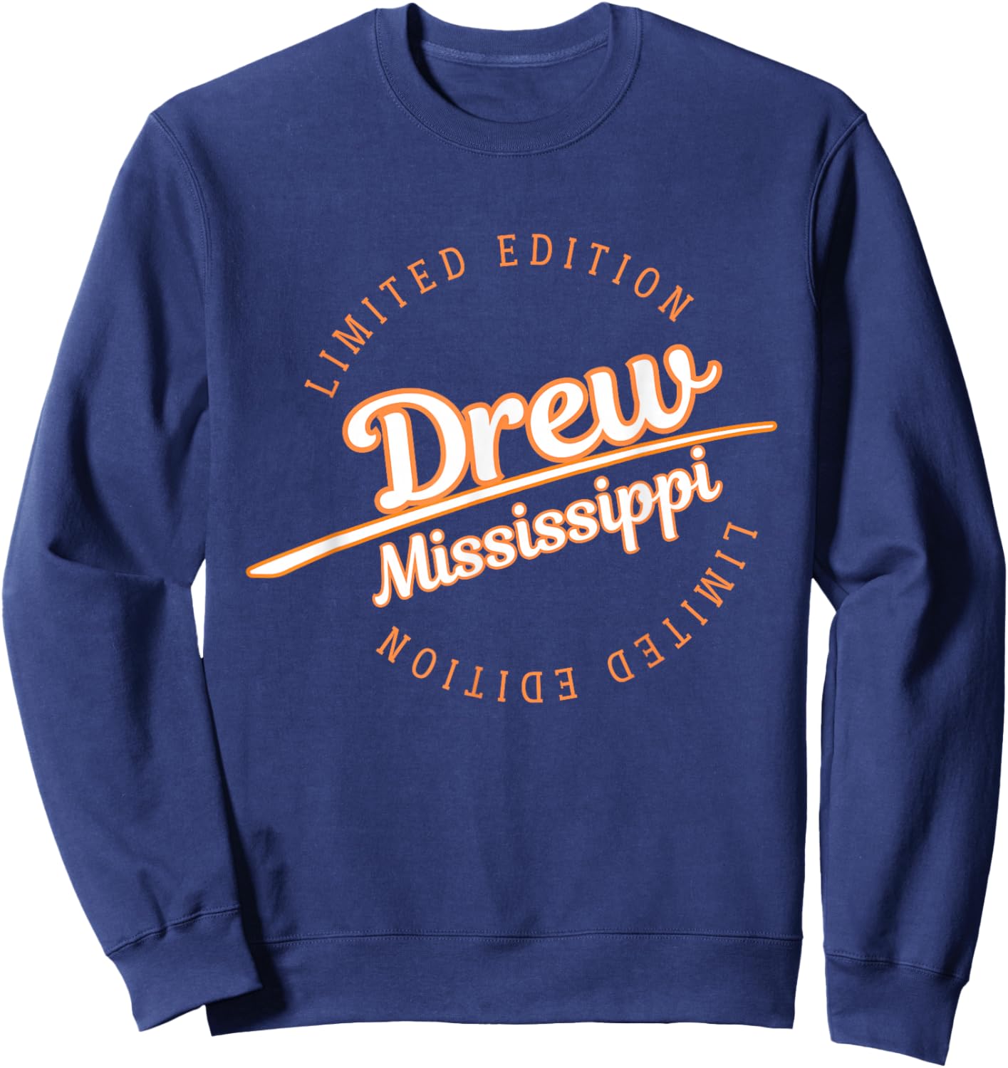 Retro Athletic Drew MS Apparel Sweatshirt - Sweatshirt | Navy