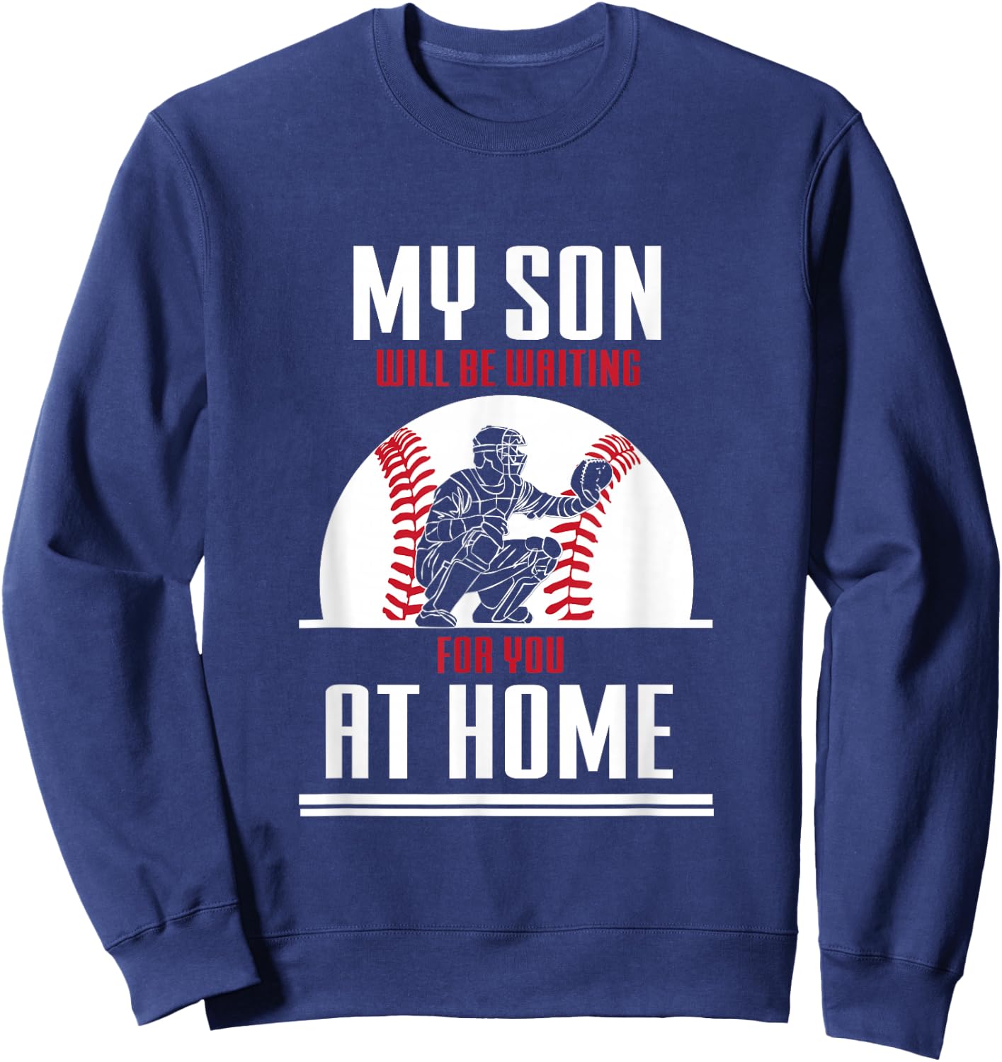 Baseball Catcher Shirt Sport Team Coach Gift Sweatshirt - Sweatshirt | Navy