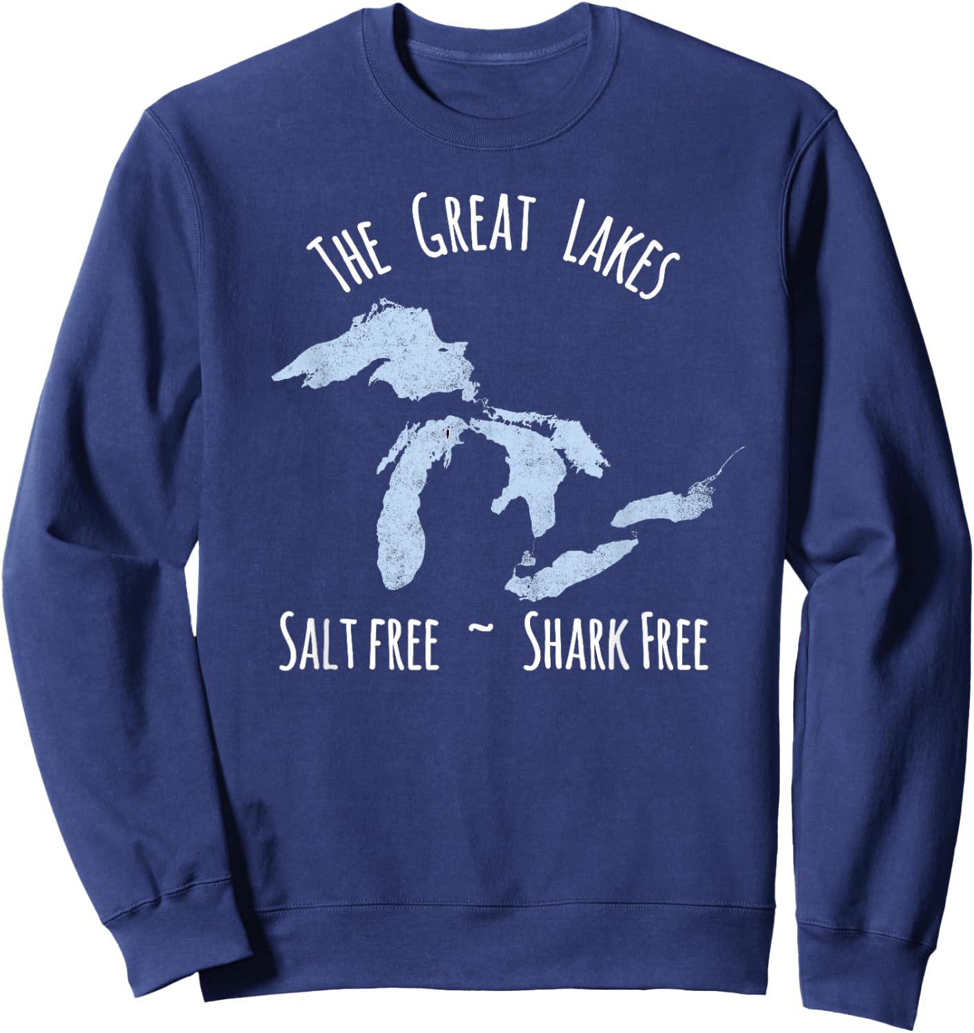 Salt Free Shark Free Sweatshirt - Sweatshirt | Navy