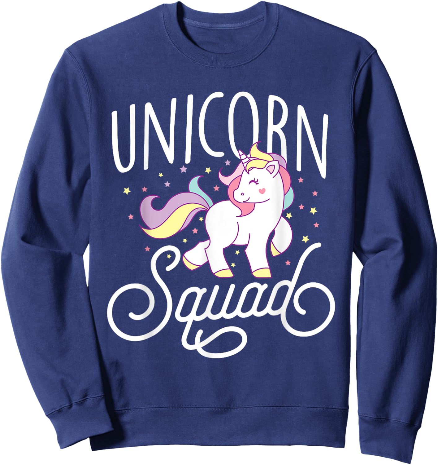 Unicorn Squad - Cute Unicorn Lovers Gift Sweatshirt - Sweatshirt | Navy