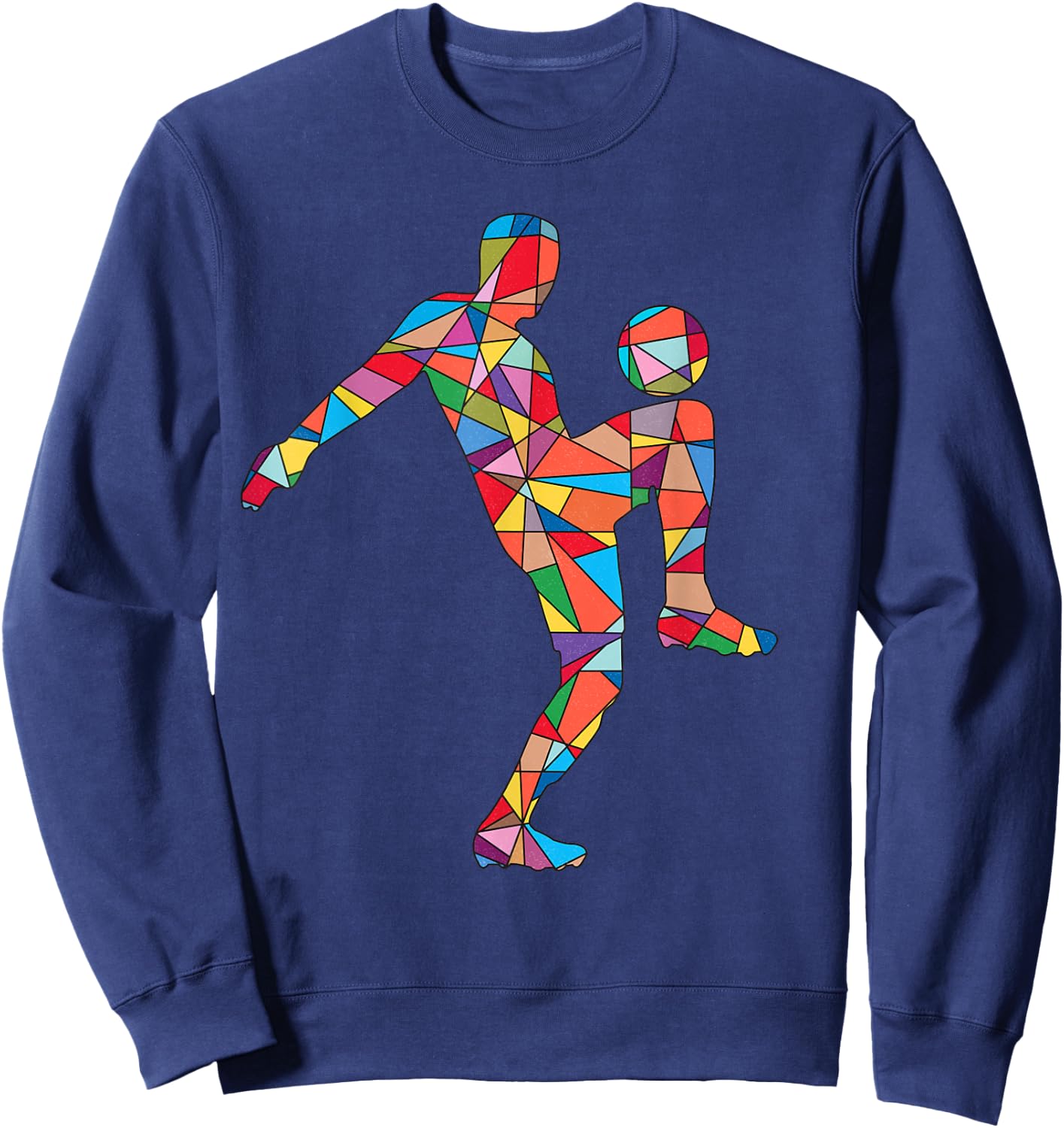 Soccer Player Sports Men Kids Boys Soccer Sweatshirt - Sweatshirt | Navy