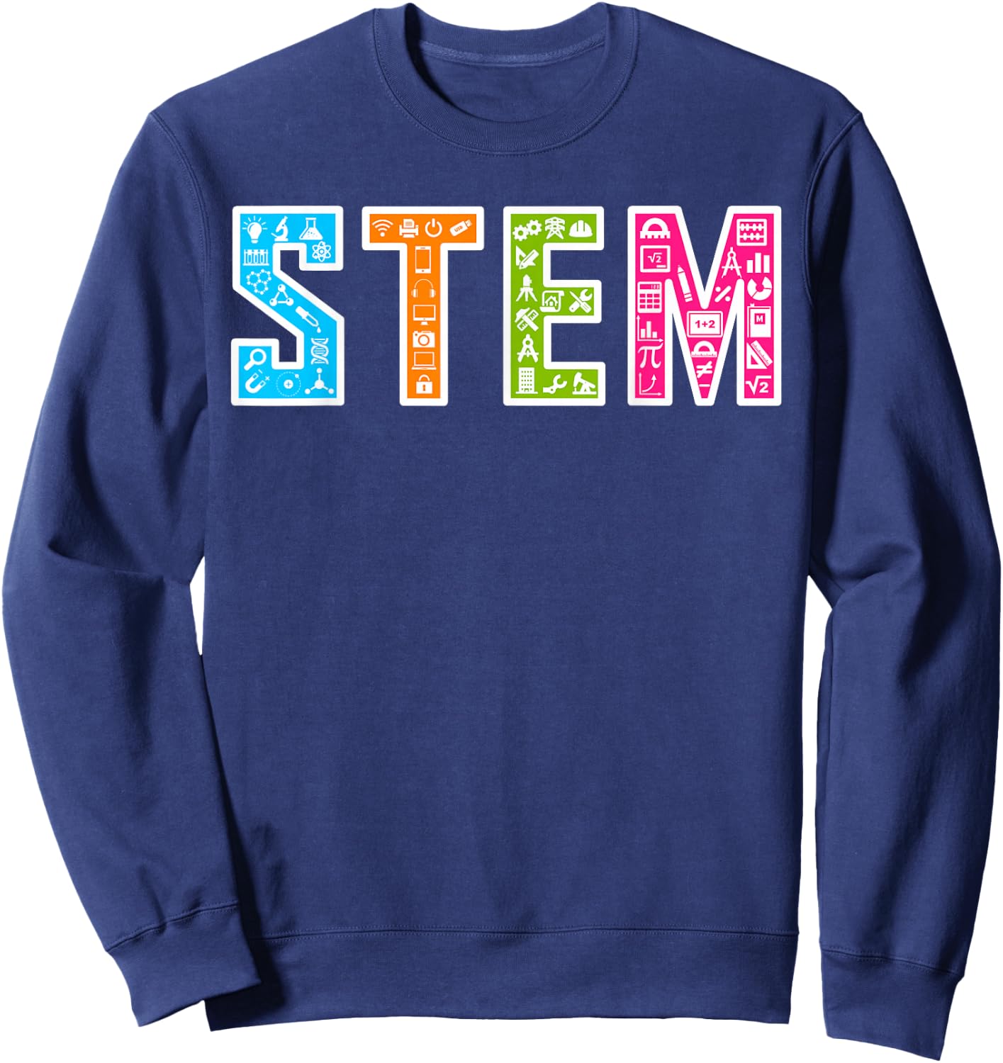 Kid's STEM Shirt and STEM Shirt Sweatshirt - Sweatshirt | Navy