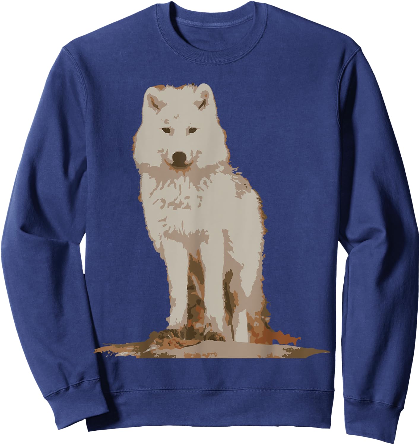 White Wolf T shirt Sweatshirt - Sweatshirt | Navy