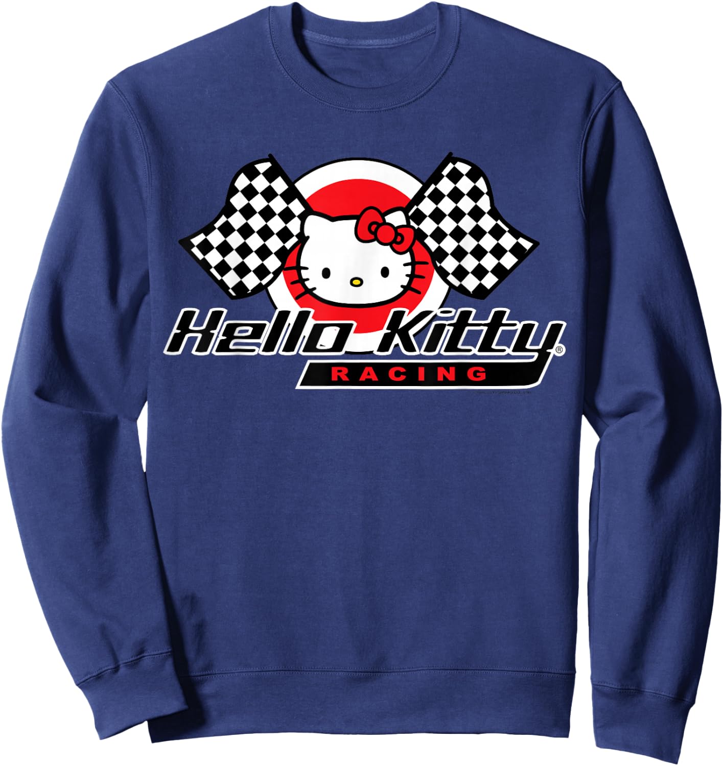Hello Kitty Racing Shirt Sweatshirt - Sweatshirt | Navy