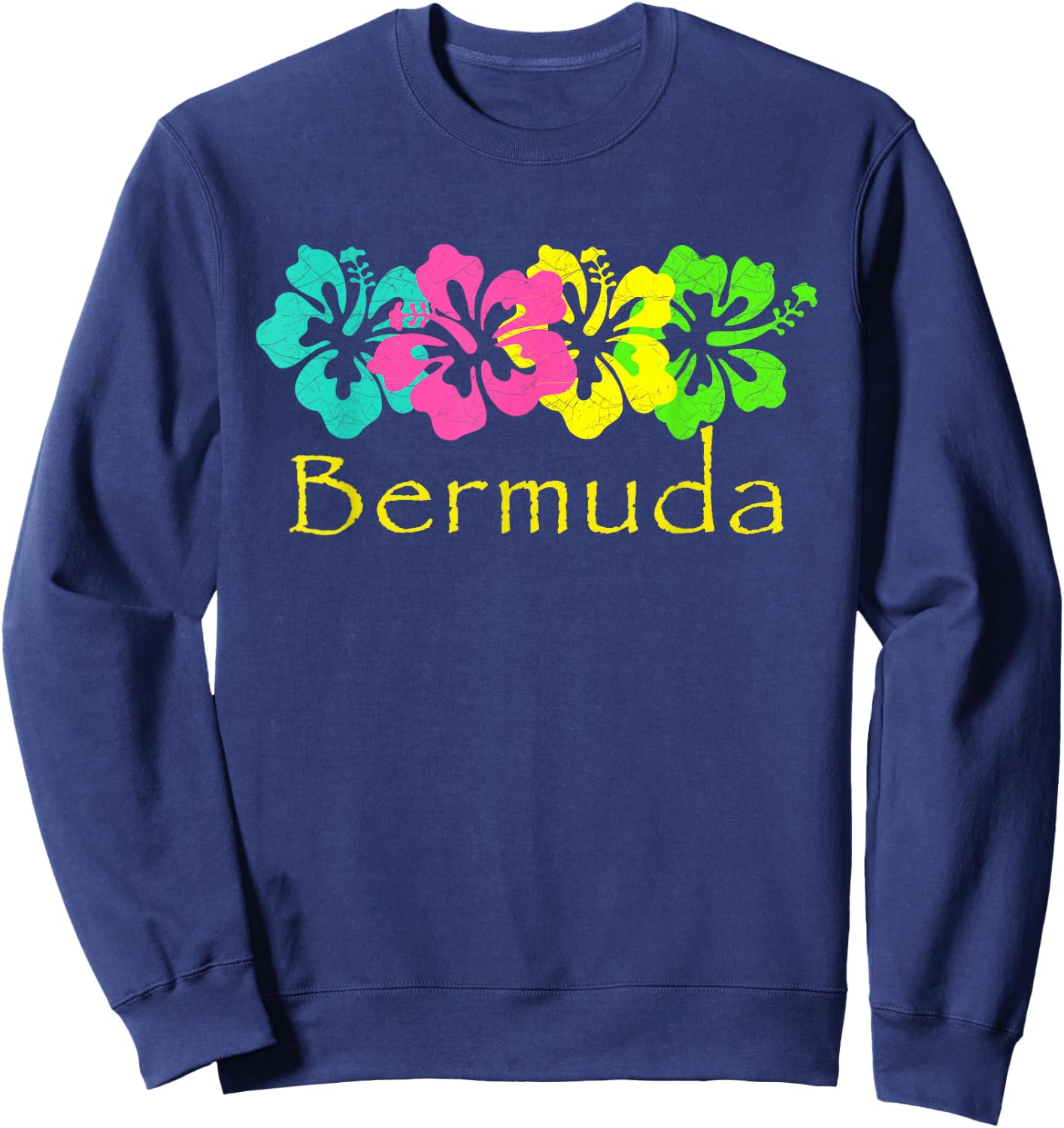 Bermuda Tropical Beach/Bermuda Travel Surf Sweatshirt - Sweatshirt | Navy