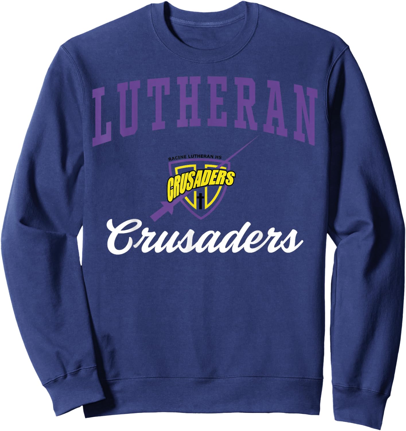 Racine Lutheran High School Crusaders C3 Sweatshirt - Sweatshirt | Navy