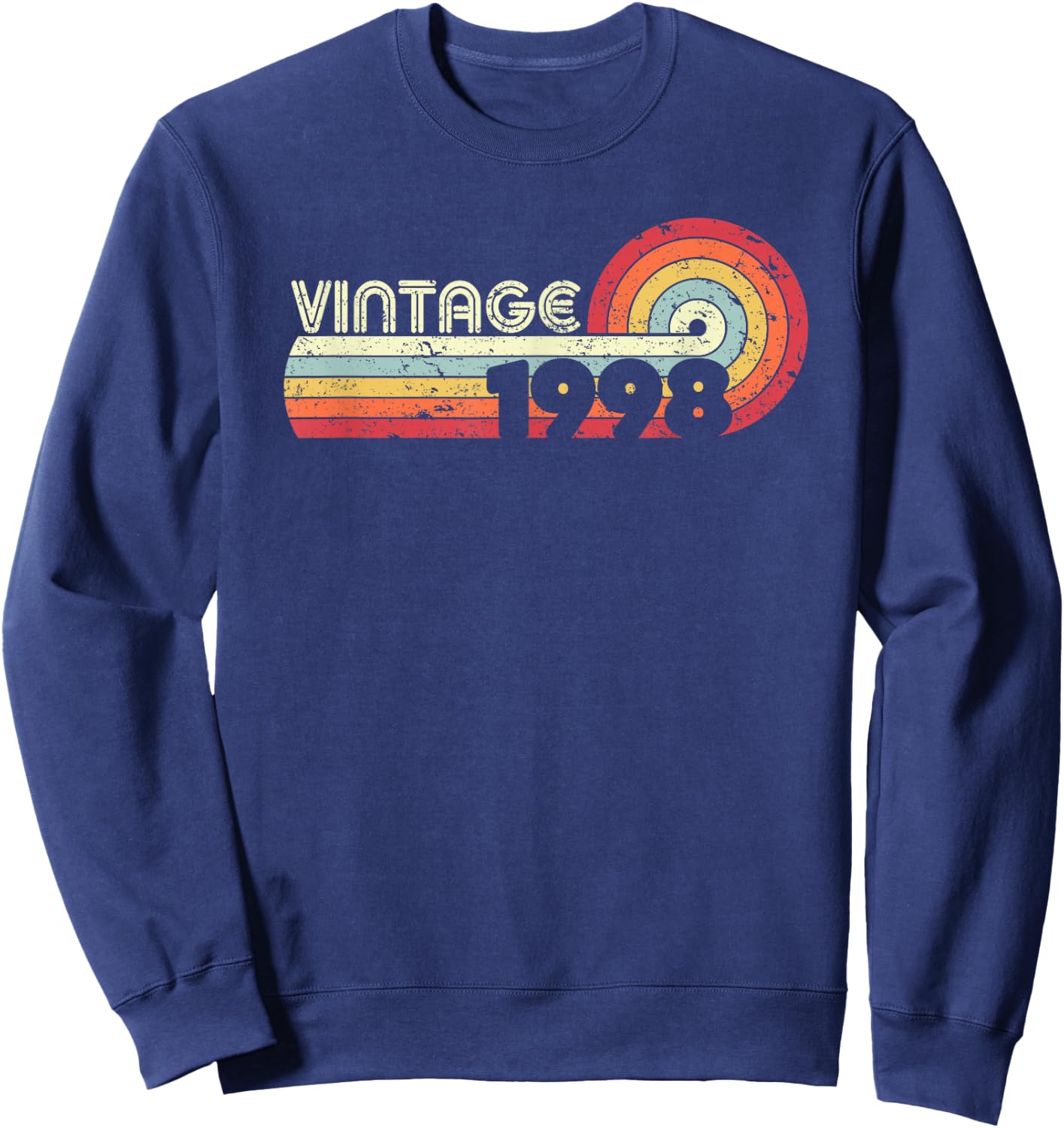 1998 Vintage Shirt, Birthday Gift . Retro Style Sweatshirt - Sweatshirt | Navy