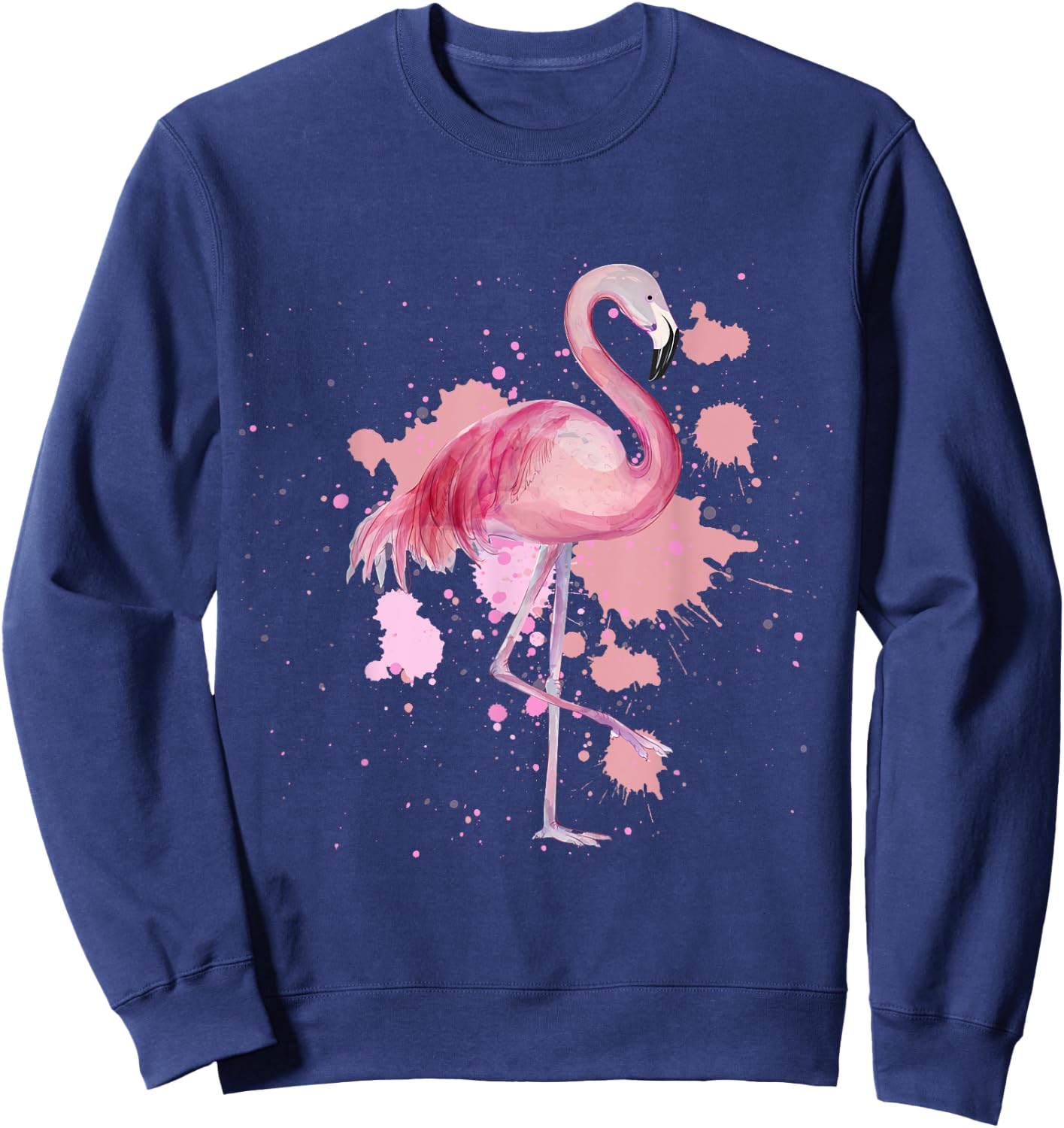Flamingo Sweatshirt - Sweatshirt | Navy