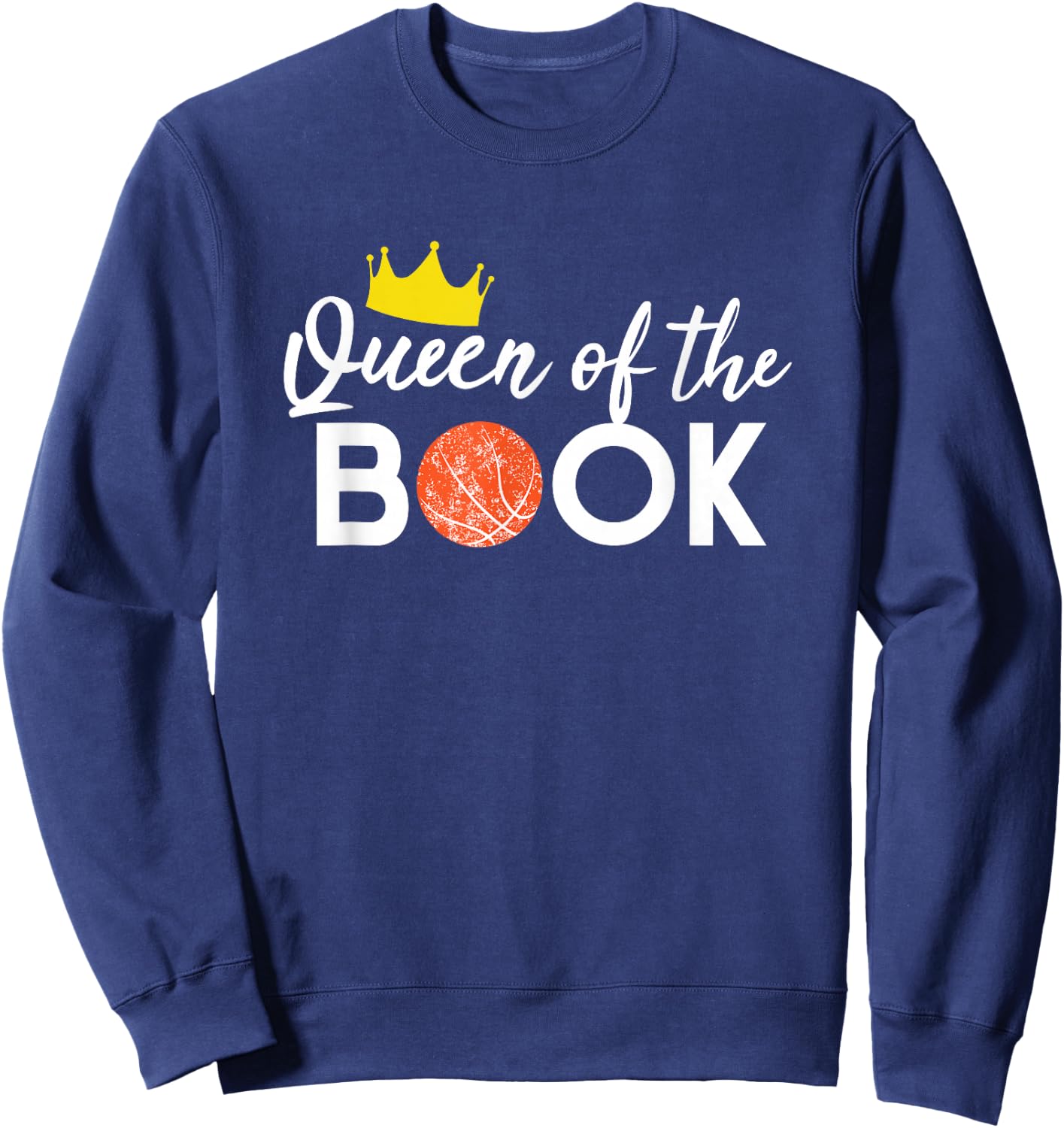 Scorekeeper Basketball Team Scorebook Queen Sweatshirt - Sweatshirt | Navy