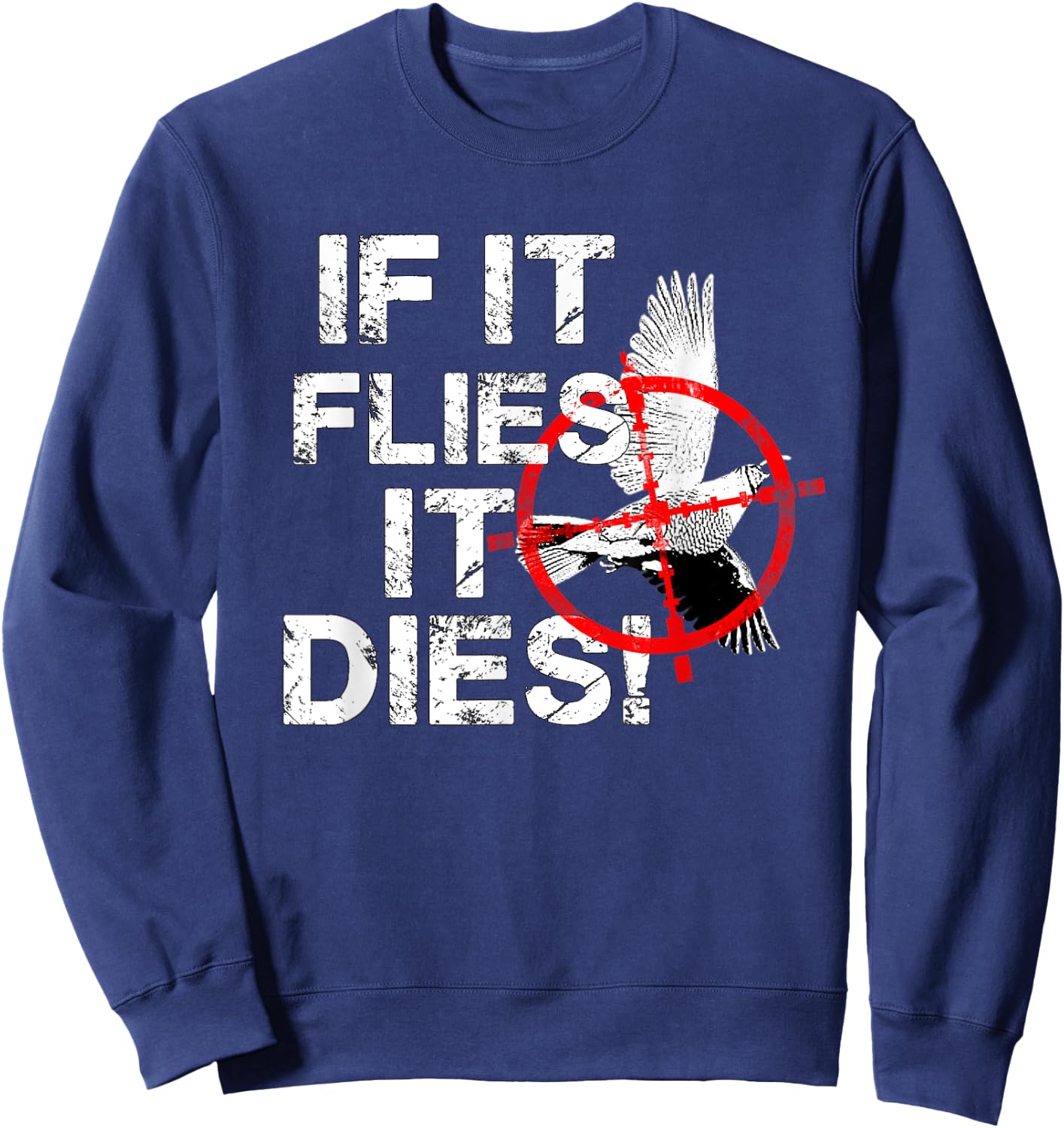 Quail Hunting Gift design - Upland Bird Hunters Gift Sweatshirt - Sweatshirt | Navy