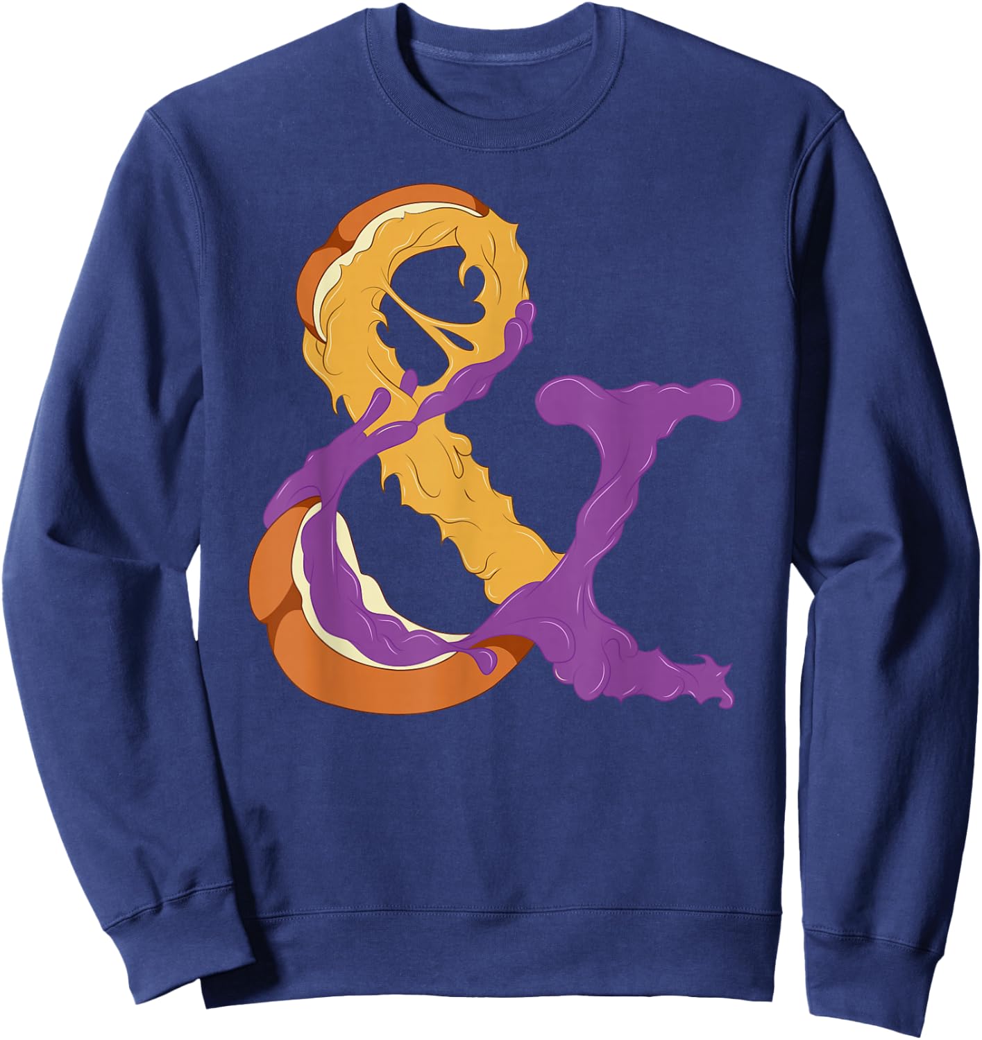 Peanut Butter Lover - Costume Peanut Butter and Jelly Sweatshirt - Sweatshirt | Navy