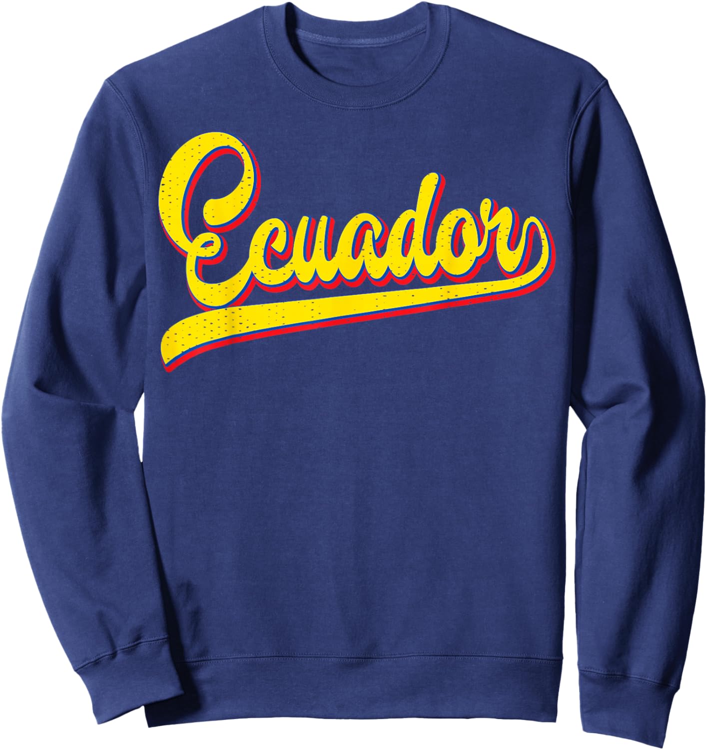 Ecuador National Pride Flag Shir Equadorian Men Women Kids Sweatshirt - Sweatshirt | Navy