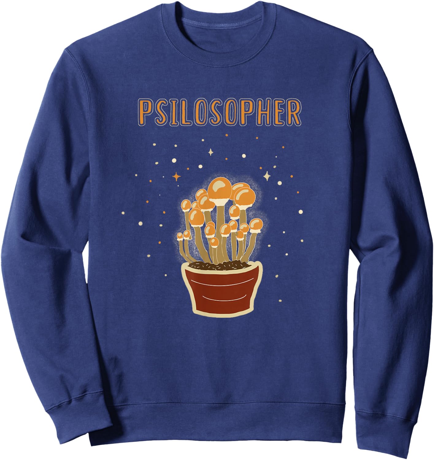Psilosopher - Psilocybin Mushrooms - Entheogen Sweatshirt - Sweatshirt | Navy