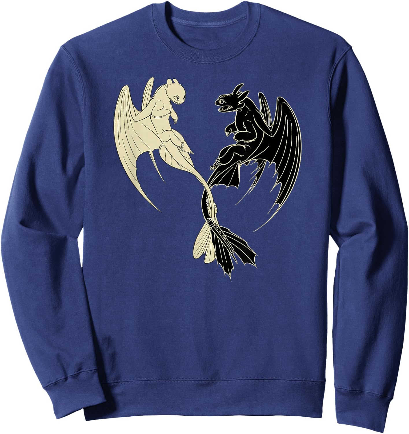How to Train Your Dragon 3 Hidden World Lightfury Toothless Sweatshirt - Sweatshirt | Navy