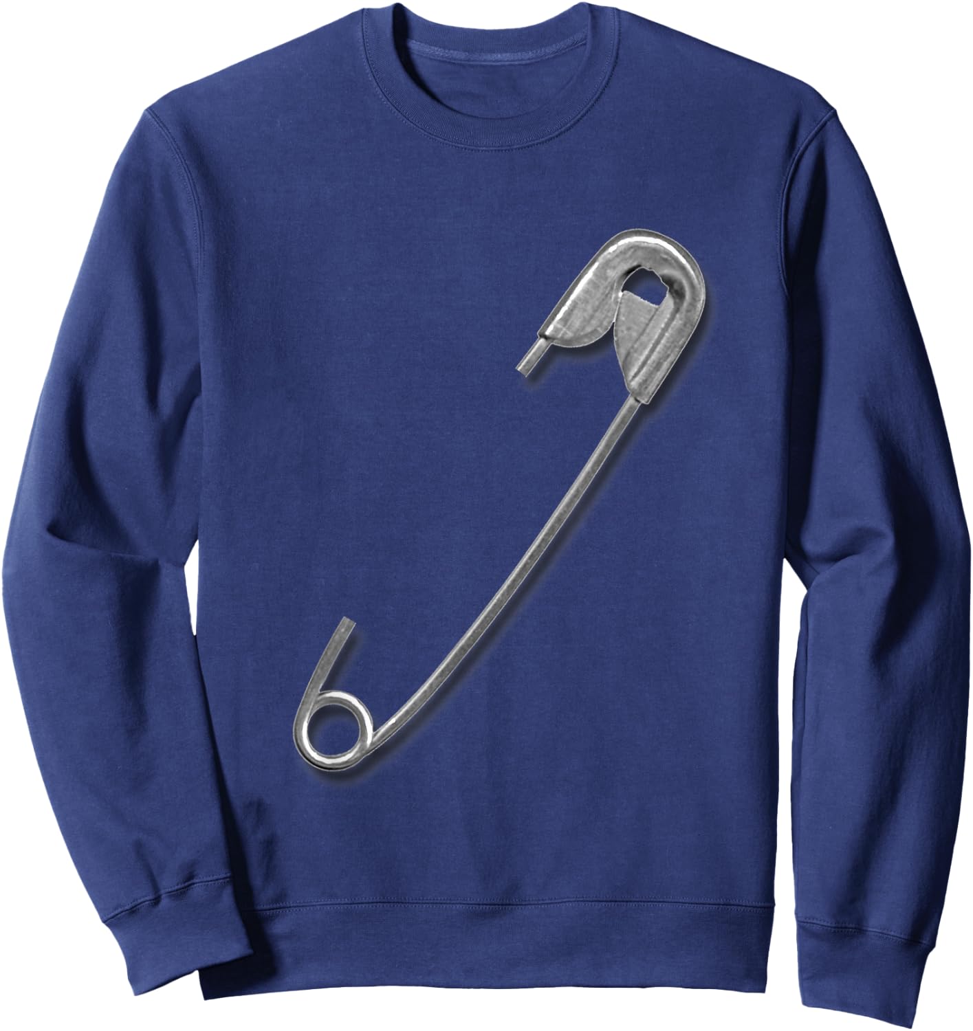 Safety Pin Art Sweatshirt - Sweatshirt | Navy