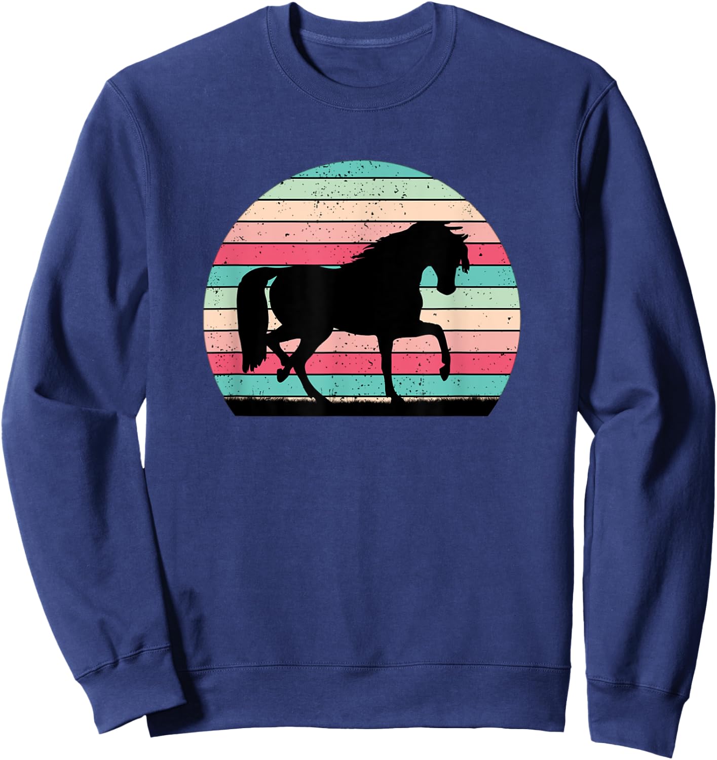 Arabian horse Beauty graphic design Sweatshirt - Sweatshirt | Navy