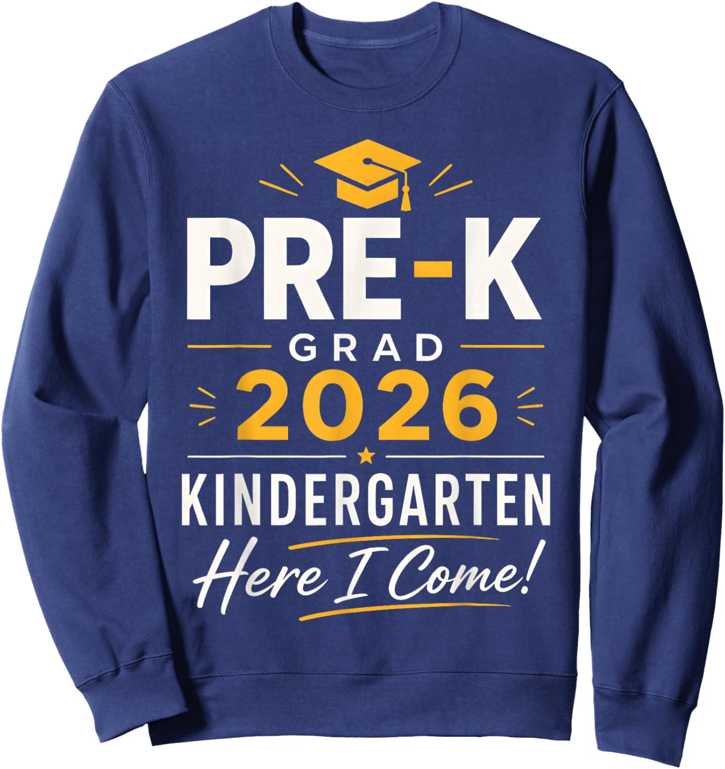 Pre-K Graduation 2026 Preschool Graduate Kids Boys Girls Sweatshirt - Sweatshirt | Navy