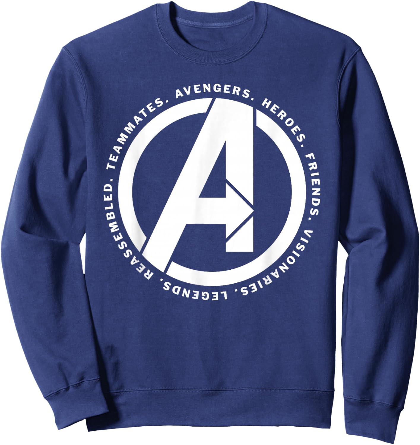 Marvel Avengers: Endgame Logo Heroes and Legends Small Sweatshirt - Sweatshirt | Navy