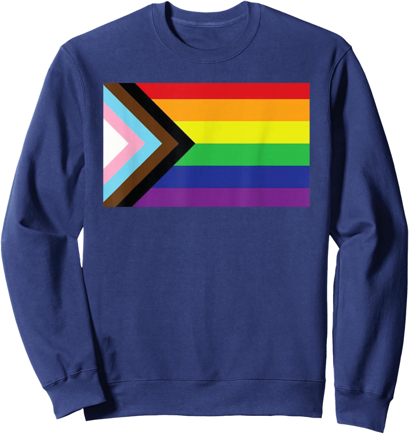 Progress Pride Flag Sweatshirt - Sweatshirt | Navy