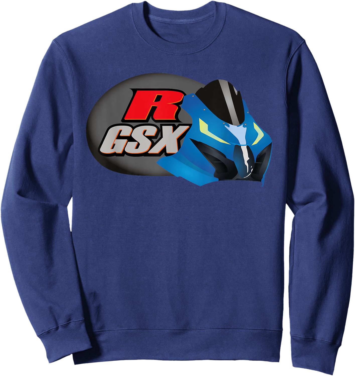GSXR sport bike motorcycle gixxer Sweatshirt - Sweatshirt | Navy