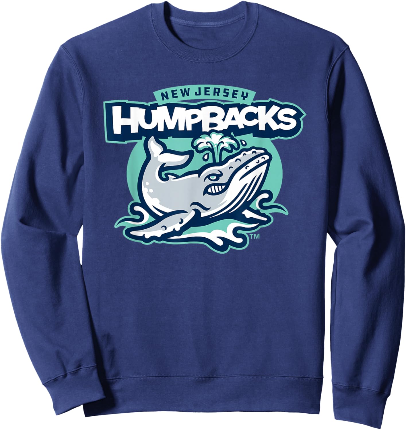 NLL UnBOXed New Jersey Humpbacks Primary Logo Sweatshirt - Sweatshirt | Navy