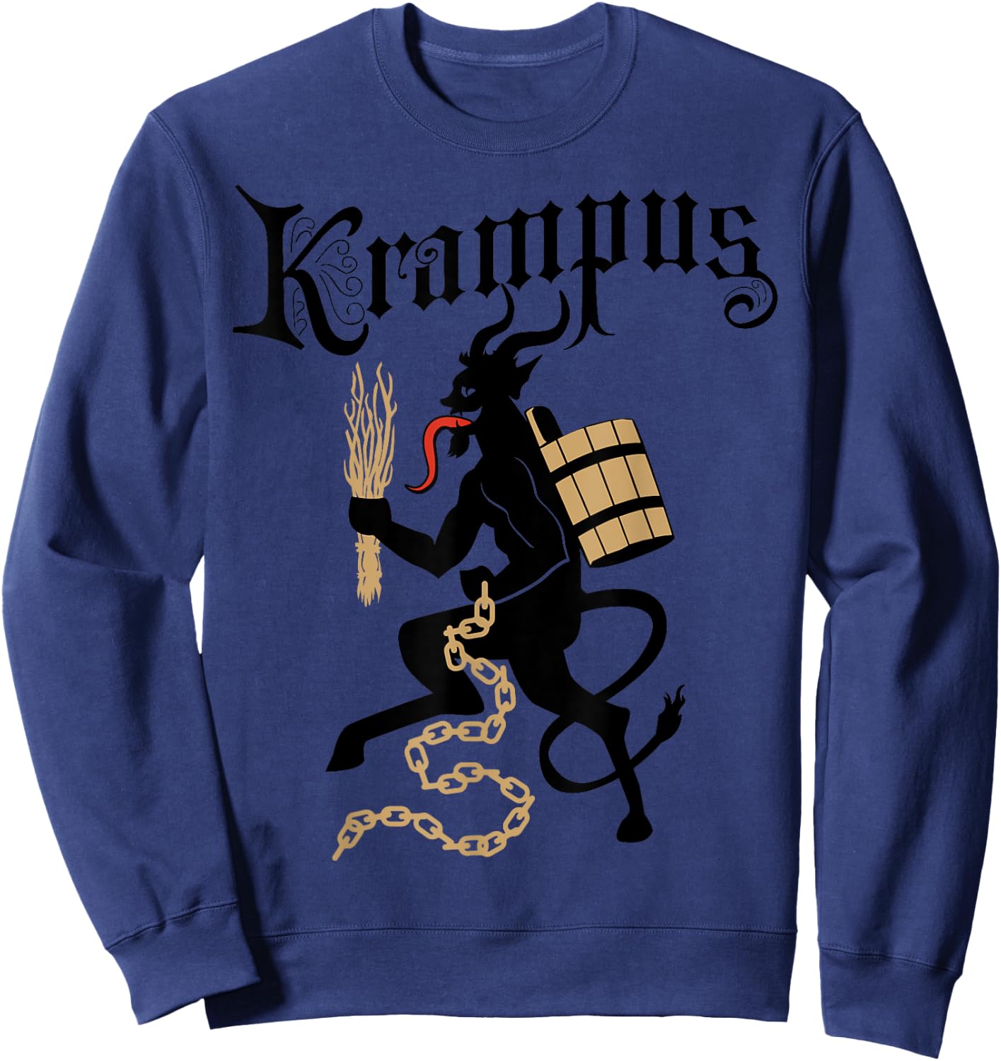 Holiday Krampus Sweatshirt - Sweatshirt | Navy