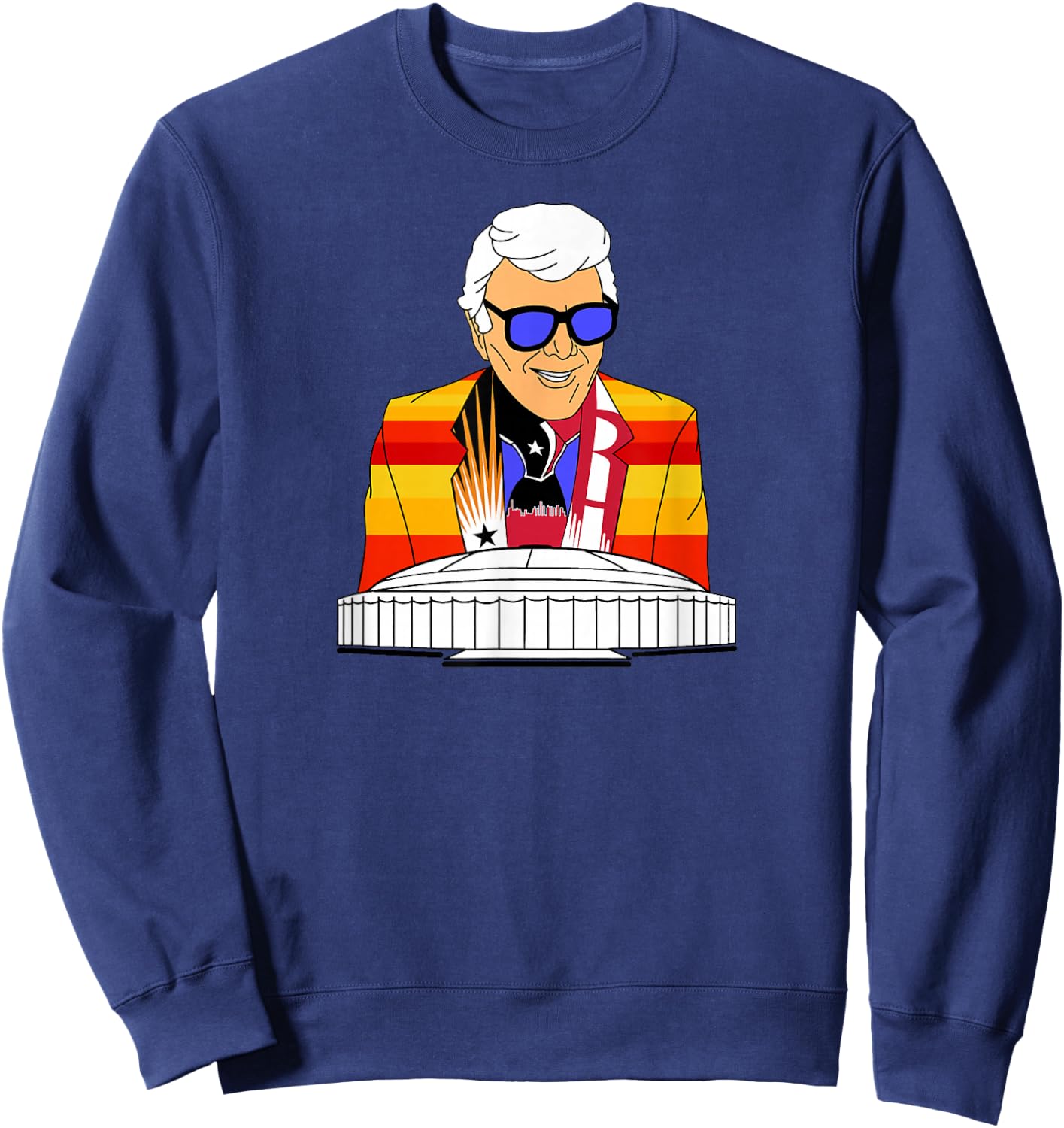 Marvin Zindler Houston Soccer Football Basketball Baseball Sweatshirt - Sweatshirt | Navy