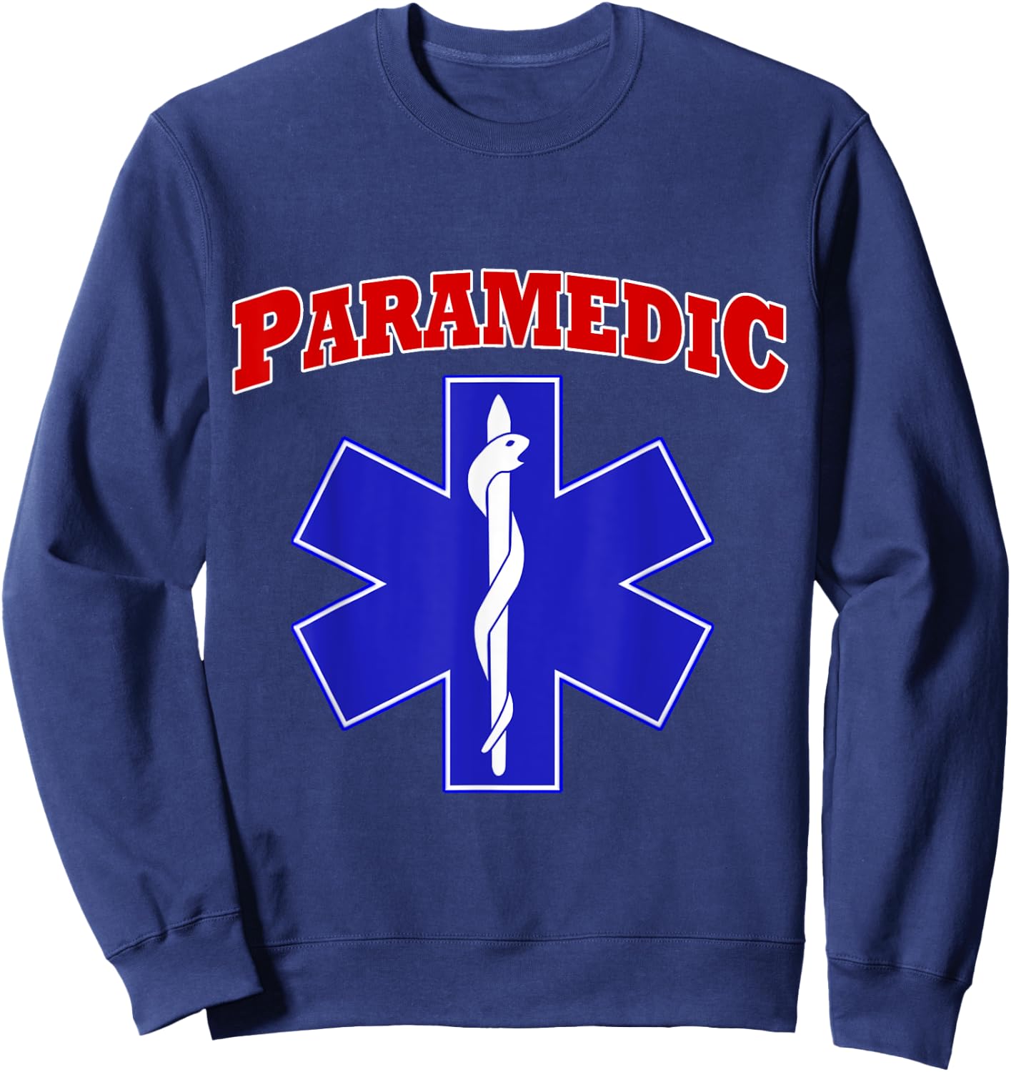 Paramedic Emergency Medical Services EMS Sweatshirt - Sweatshirt | Navy