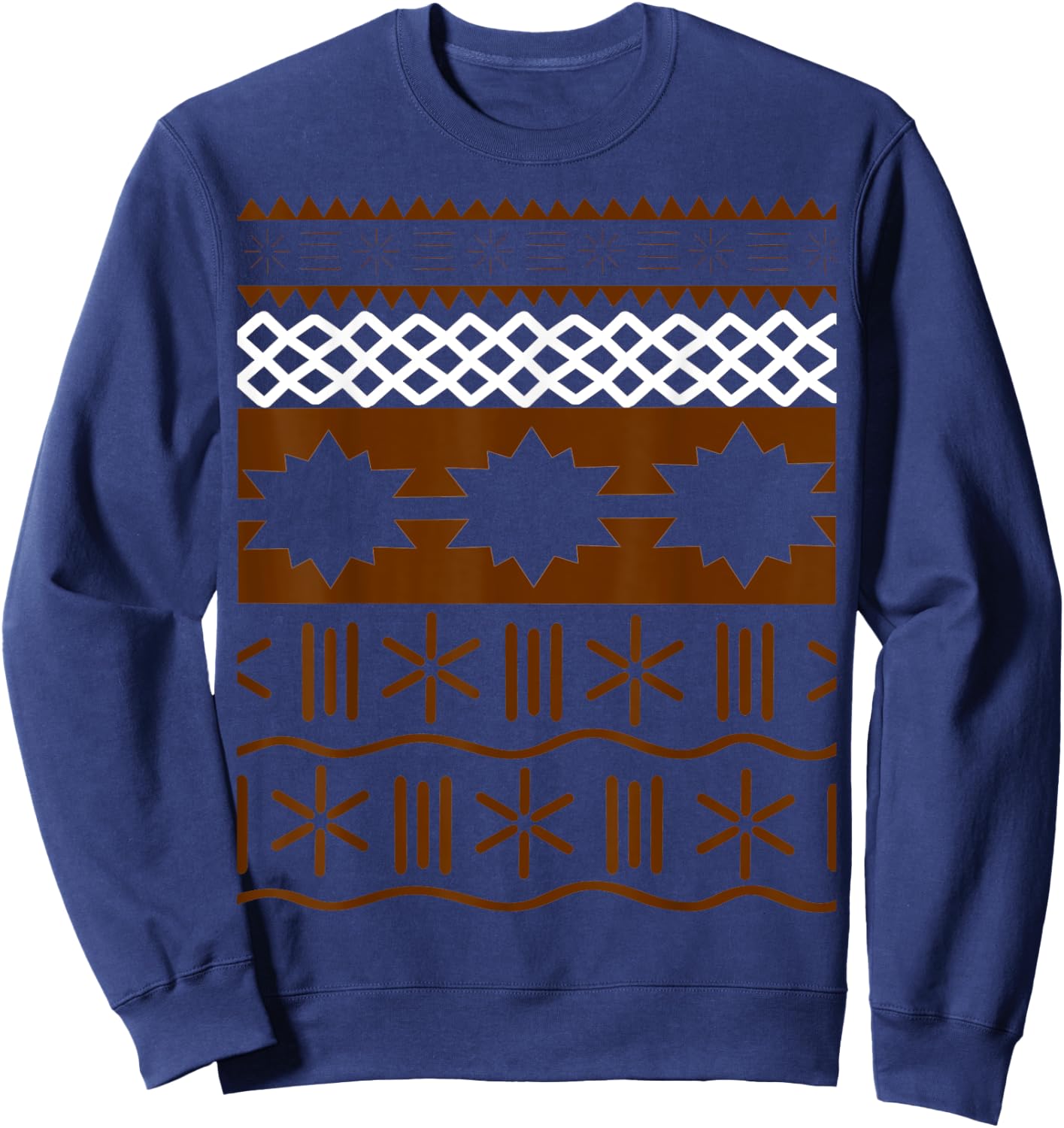 Hawaiian/Polynesian Patterned Sweatshirt - Sweatshirt | Navy