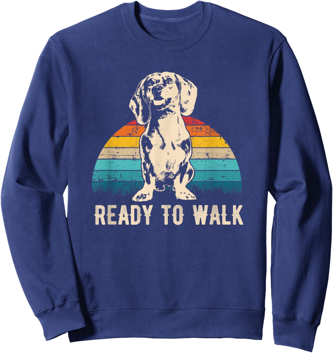 Dachshund Doxie Wiener Sausage Dog Men Women Kids Sweatshirt - Sweatshirt | Navy