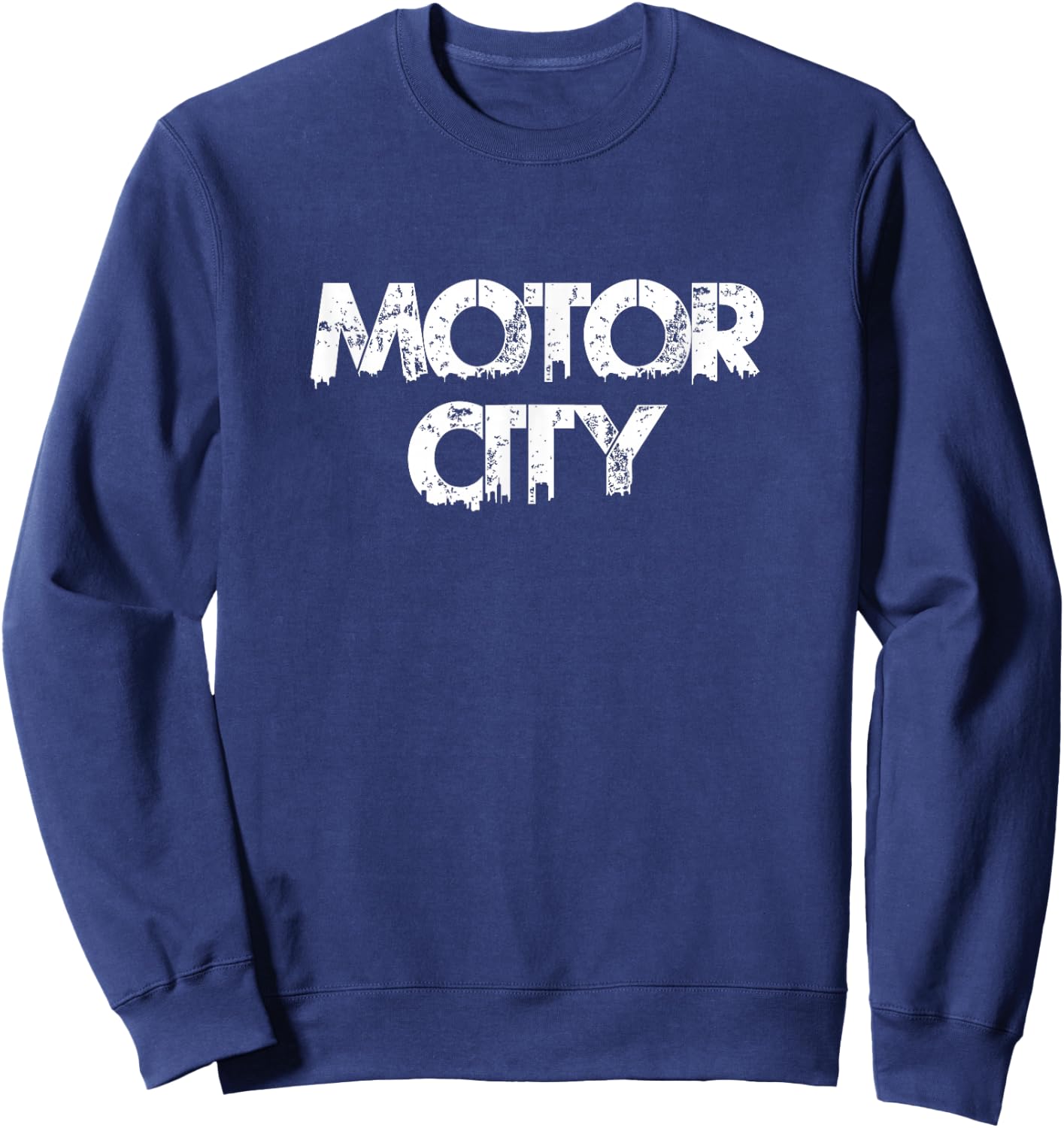 Motor City - Detroit Sweatshirt - Sweatshirt | Navy